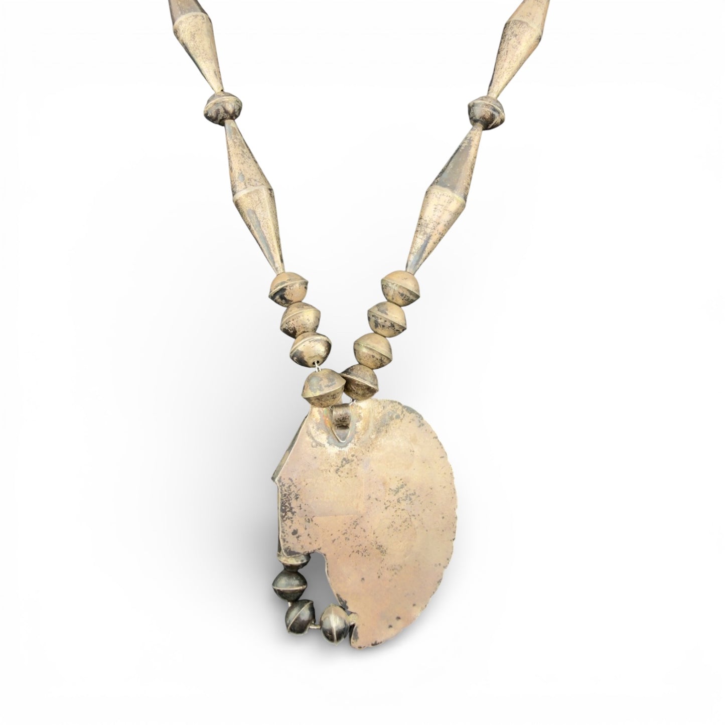 Silver Old Pawn Turquoise Necklace