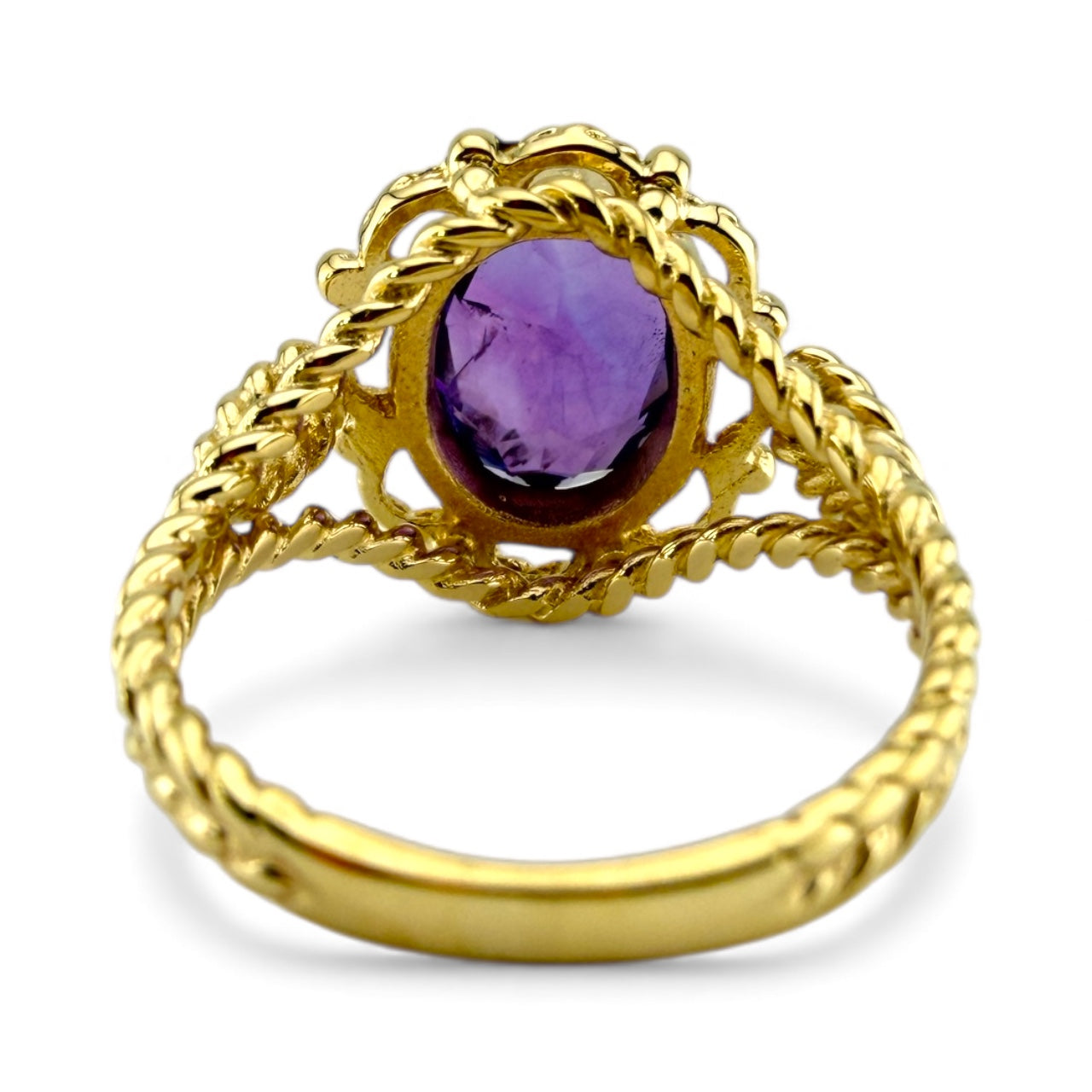 Y14K Amethyst Ring