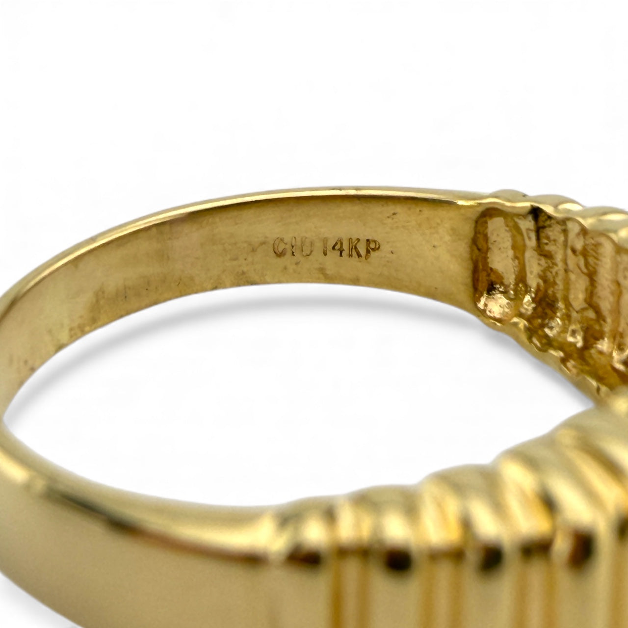 Yellow 14K Amethyst Ring