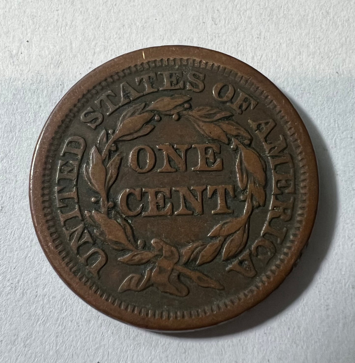 1848 Large Cent VF-30