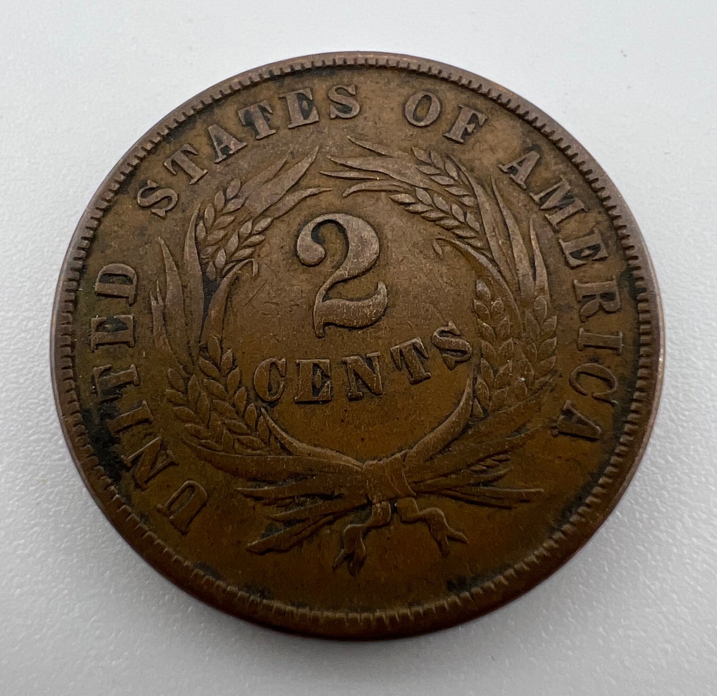 1867 2 Cents VF-30