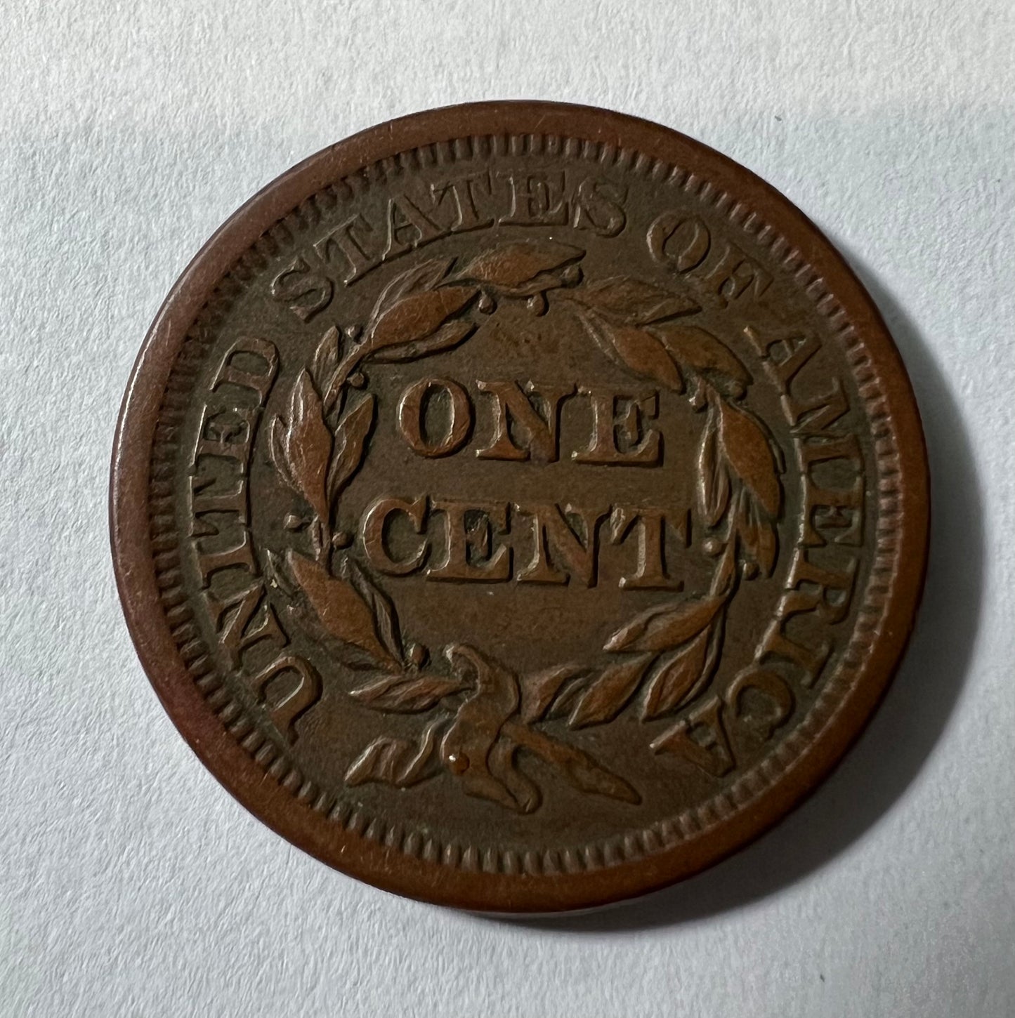 1853 Large Cent VF-35