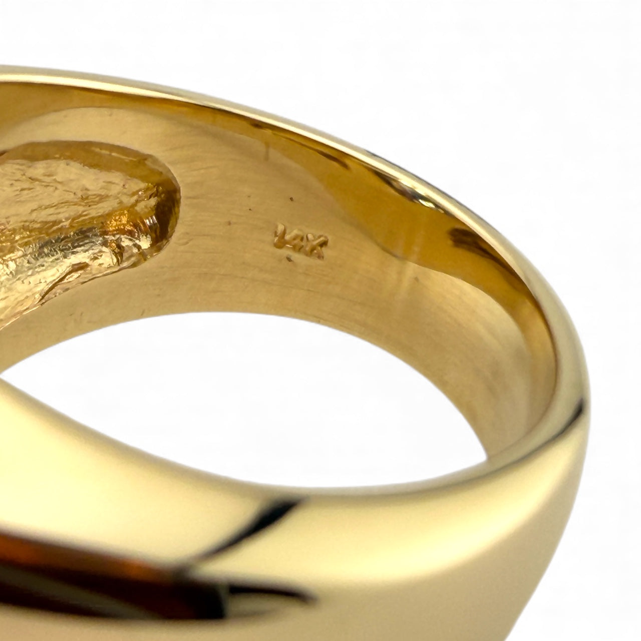 14K 7.16CT Tanzanite Trillion Ring