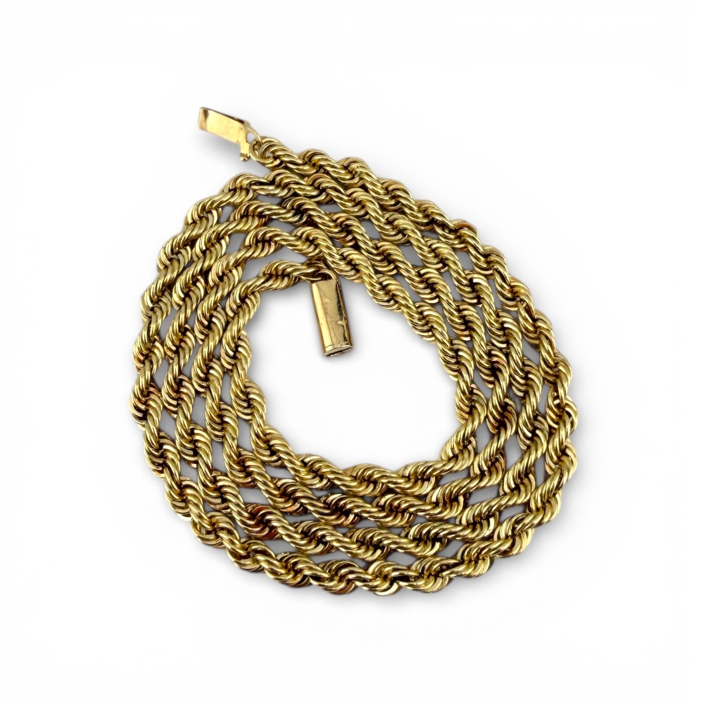 Yellow 14K 20” Rope Chain