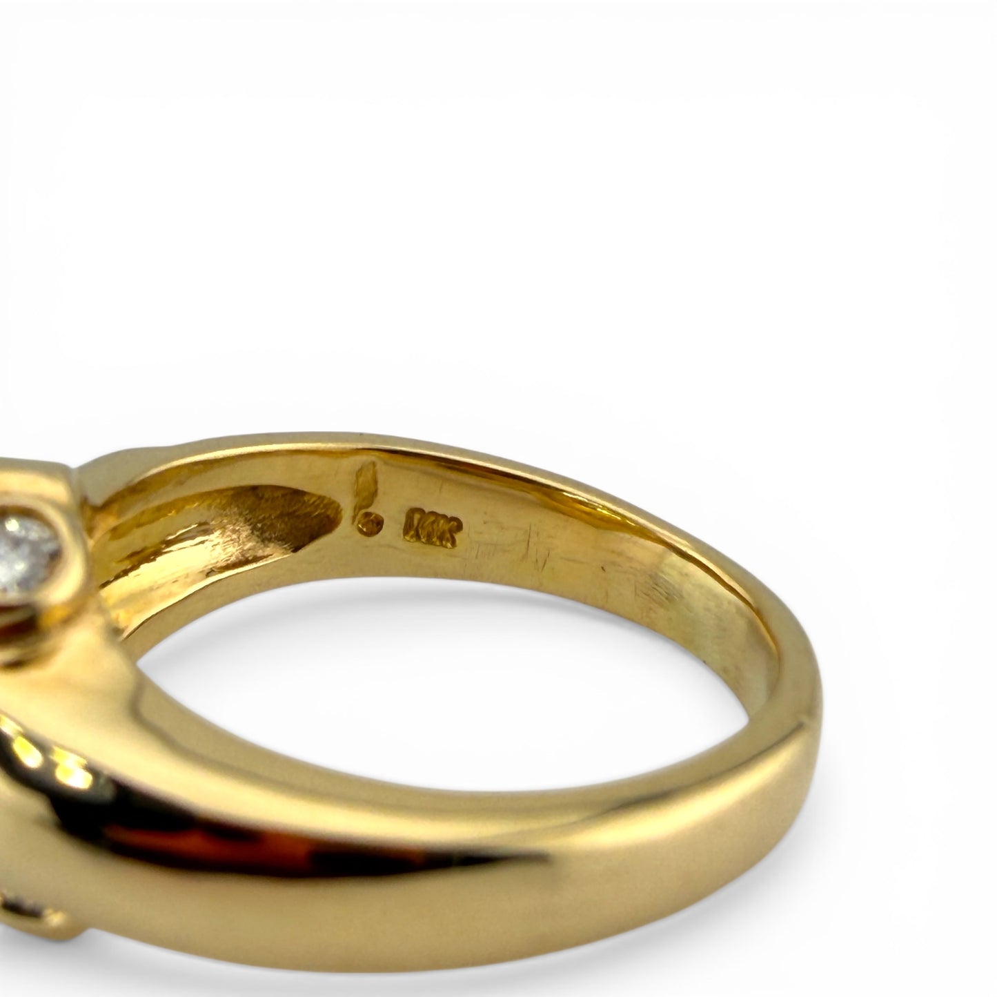 Yellow 14K Peridot & .25CTW Diamond Ring