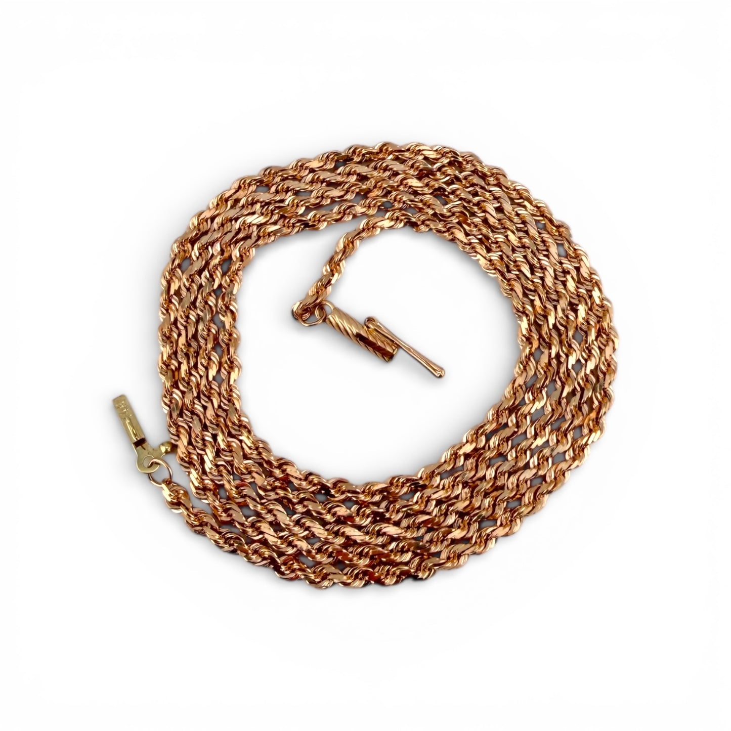 Rose 14K 24” Rope Chain