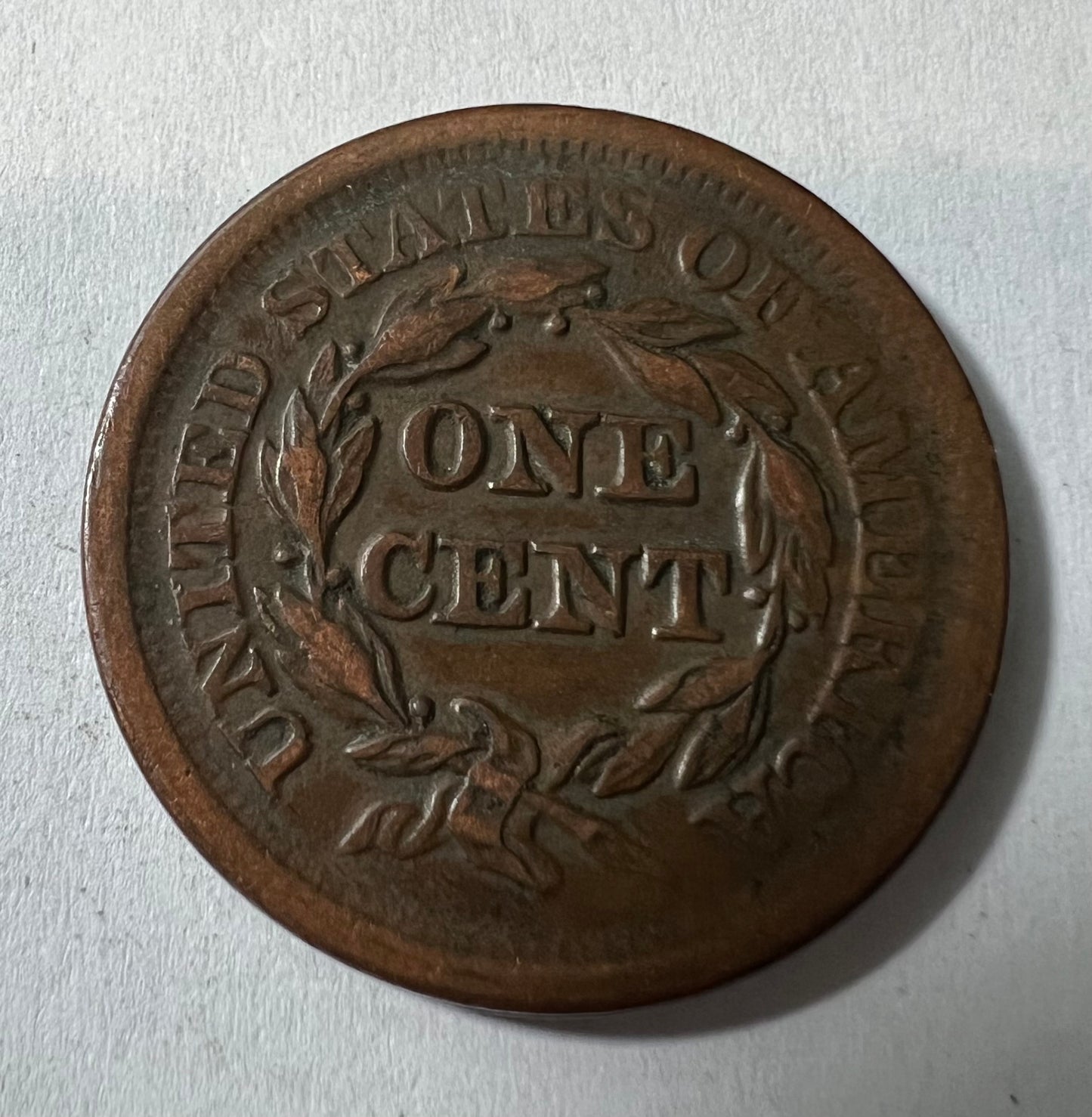 1852 Large Cent VF-30