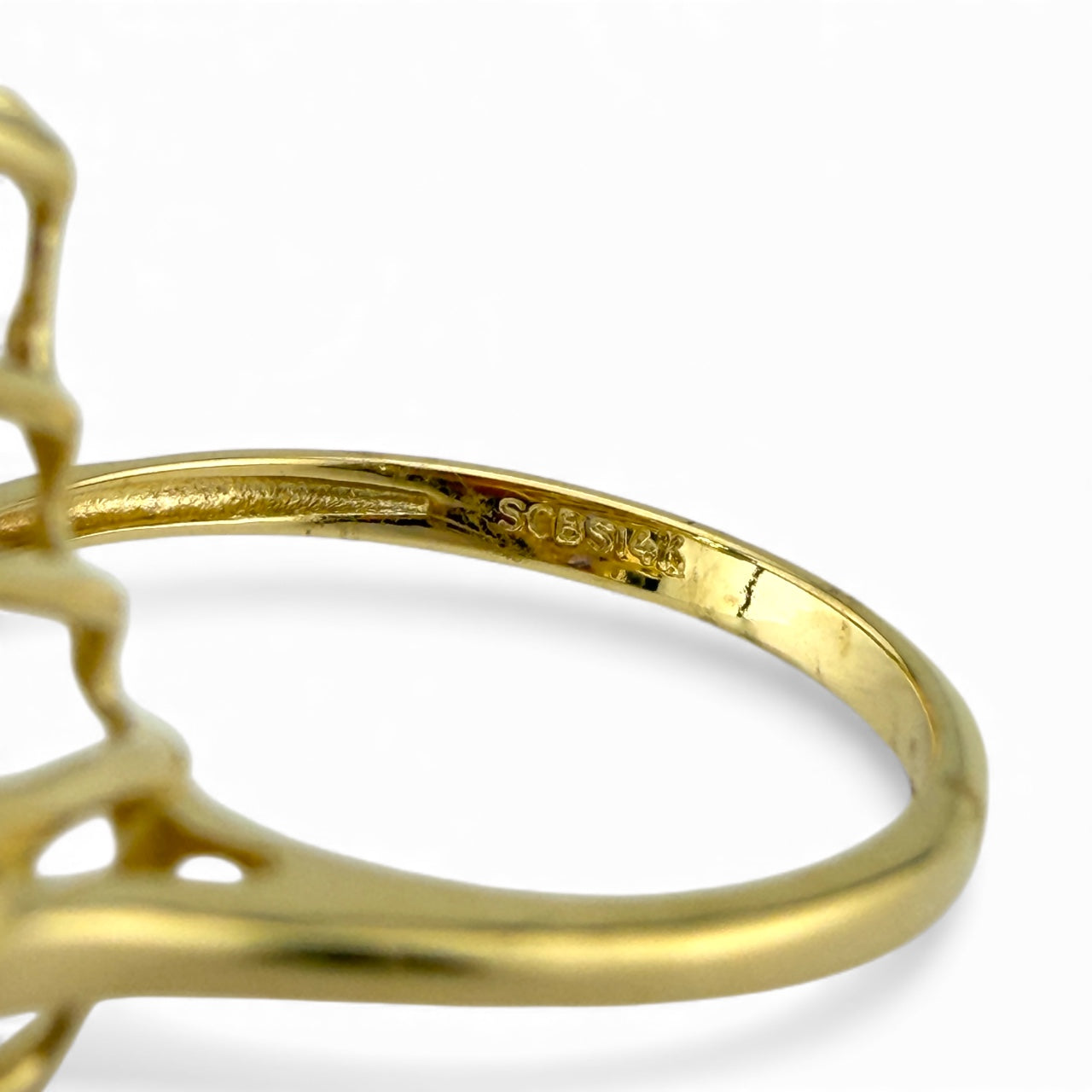 Yellow 14K Amethyst & Tanzanite Ring