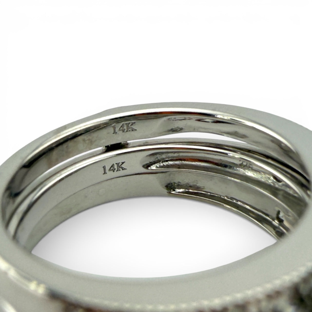 White 14K 2.00CTW Diamond Wedding Set