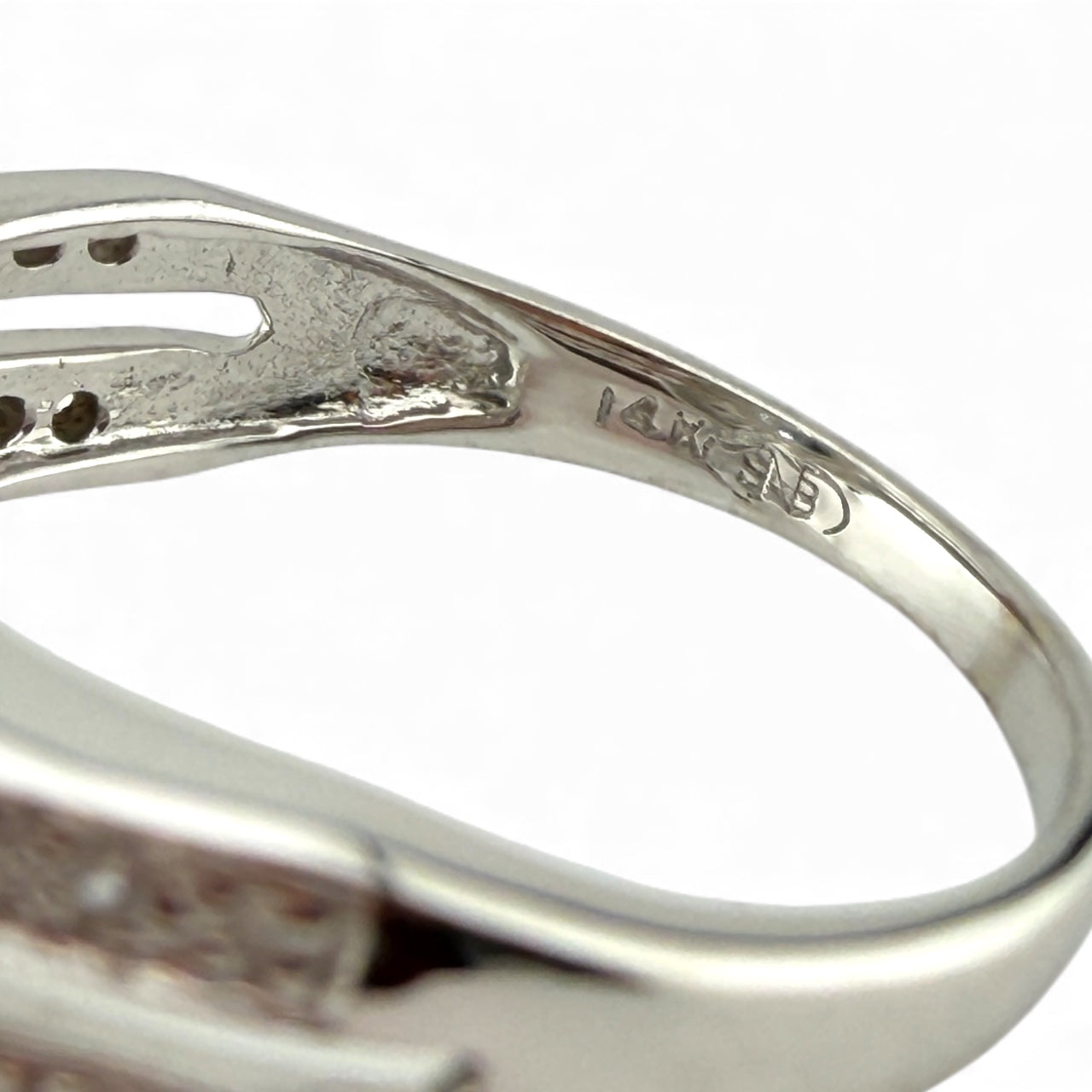 White 14K Aquamarine .17CTW Diamond Ring