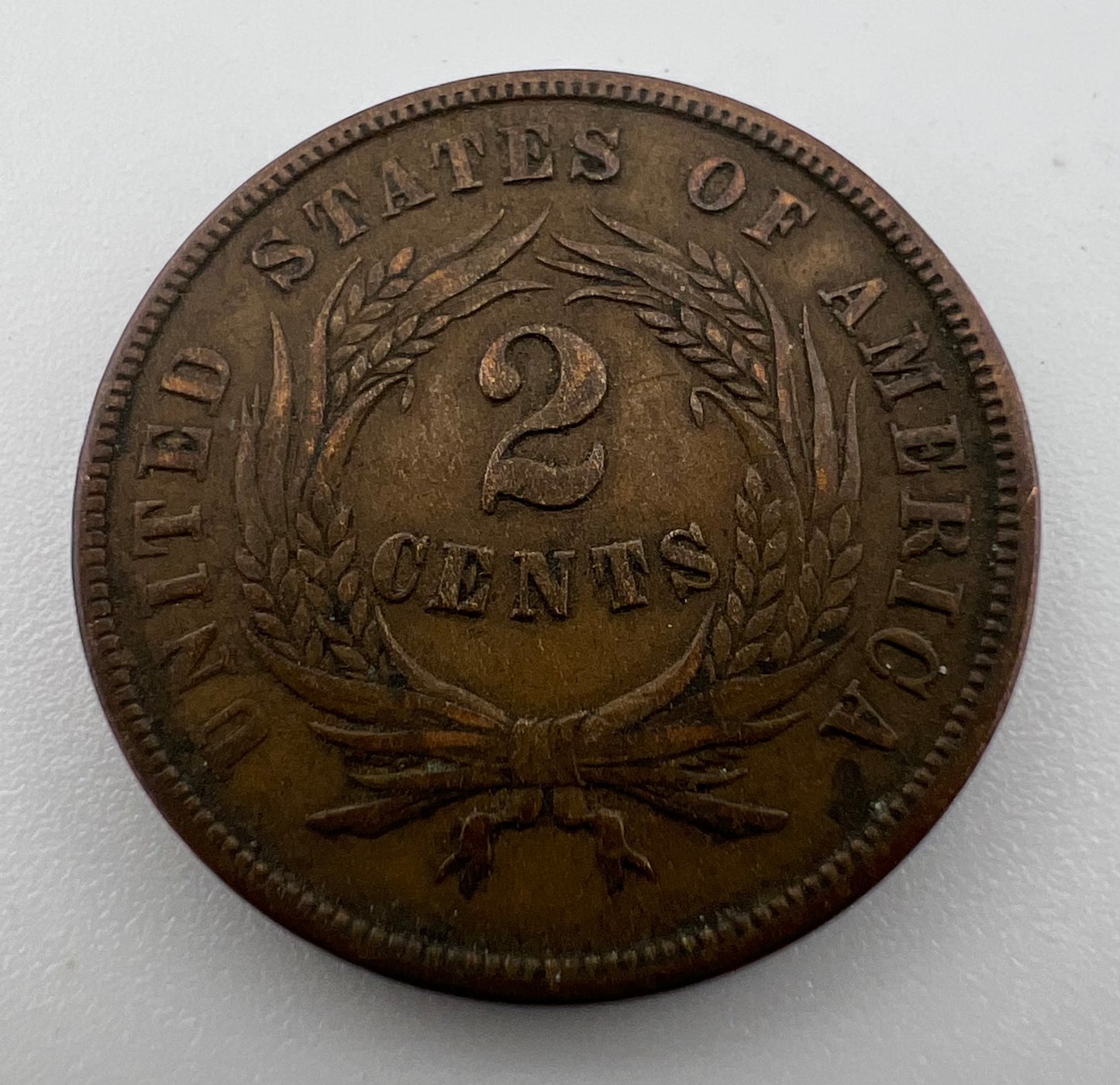 1866 2 Cents VF-30