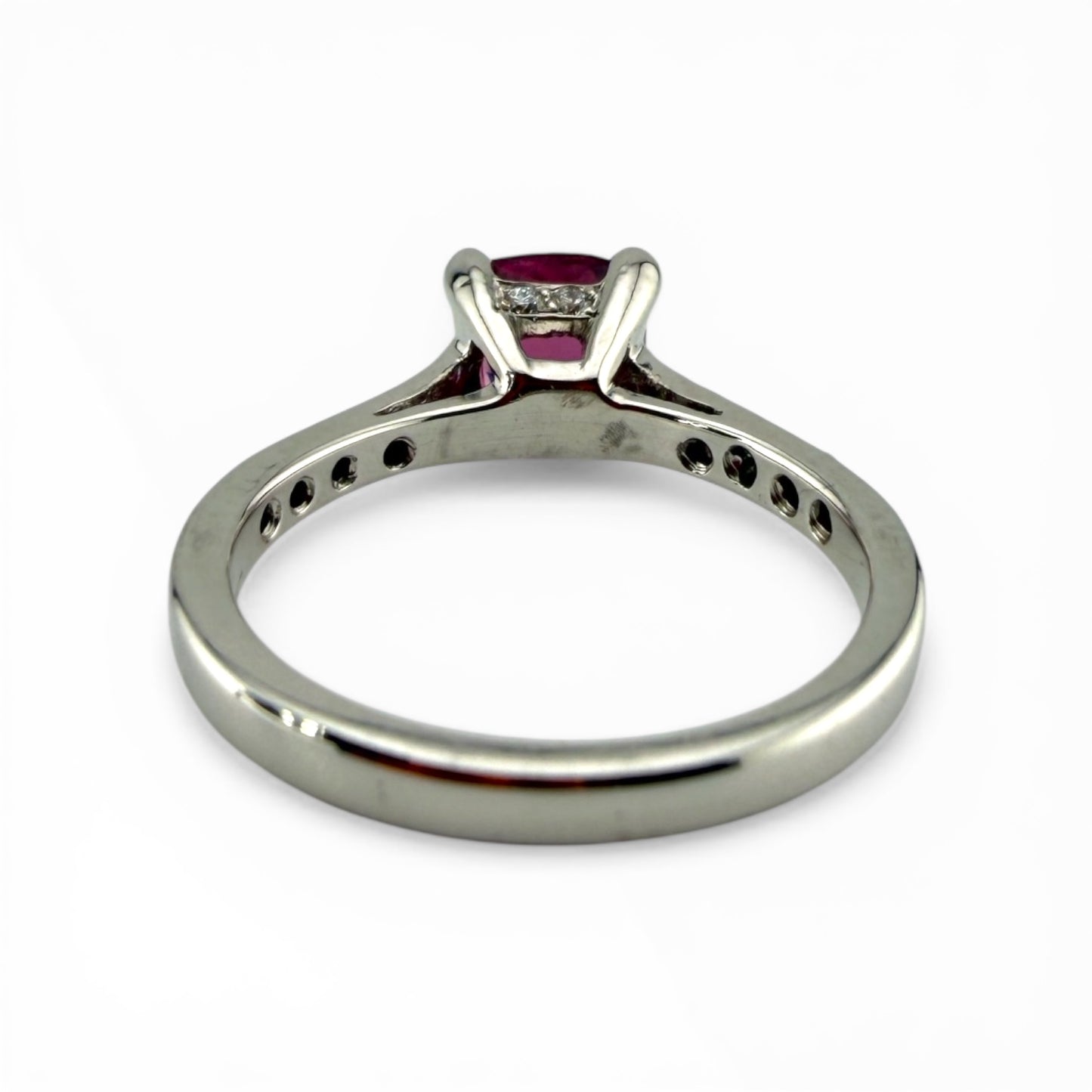 White 14K 1.86CT Tourmaline & Diamond Ring