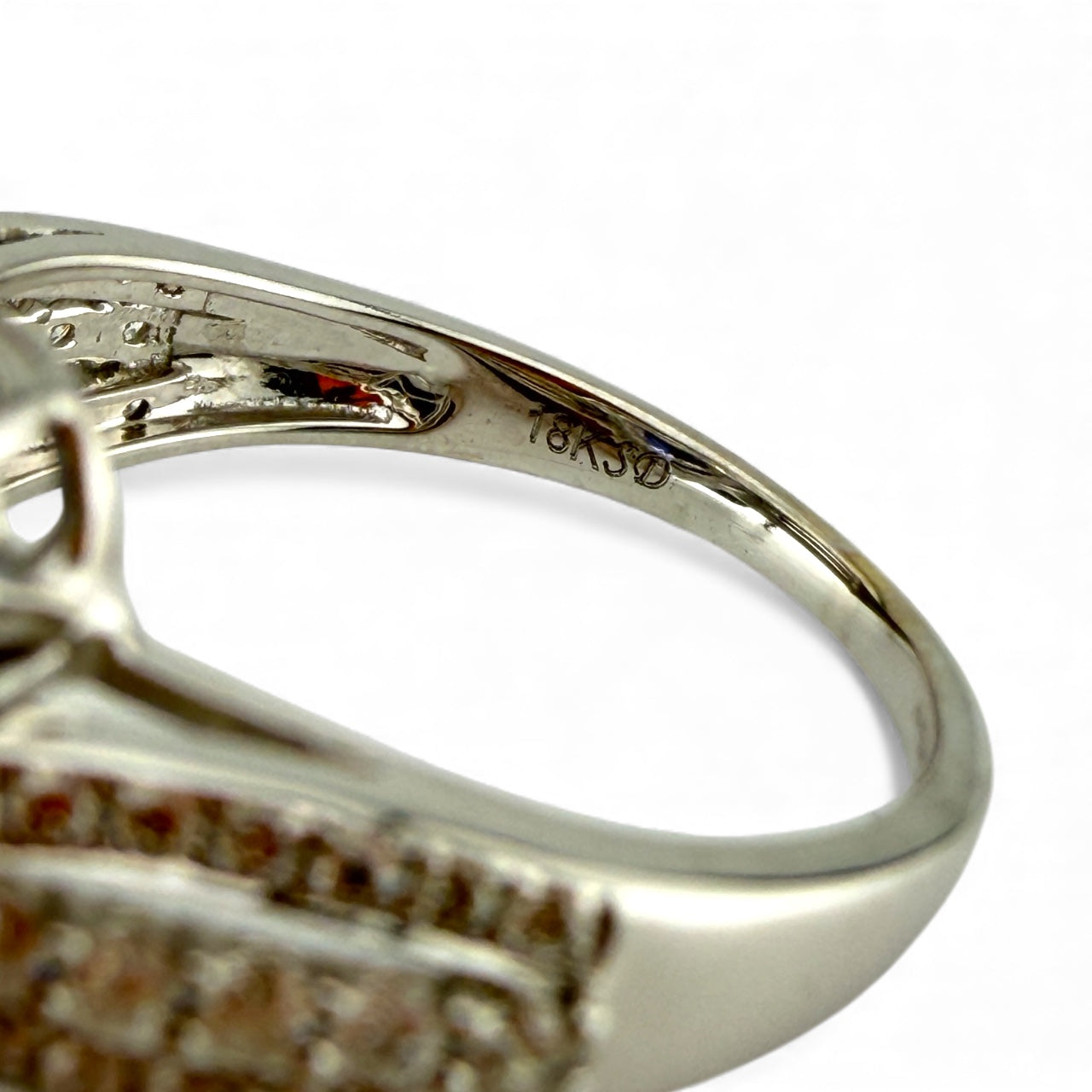 White 18K 3.24CT Tanzanite & .61CTW Diamond Heart Ring