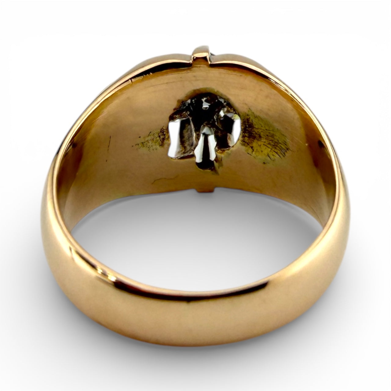 Yellow 9K .42CTW Diamond Cluster Ring