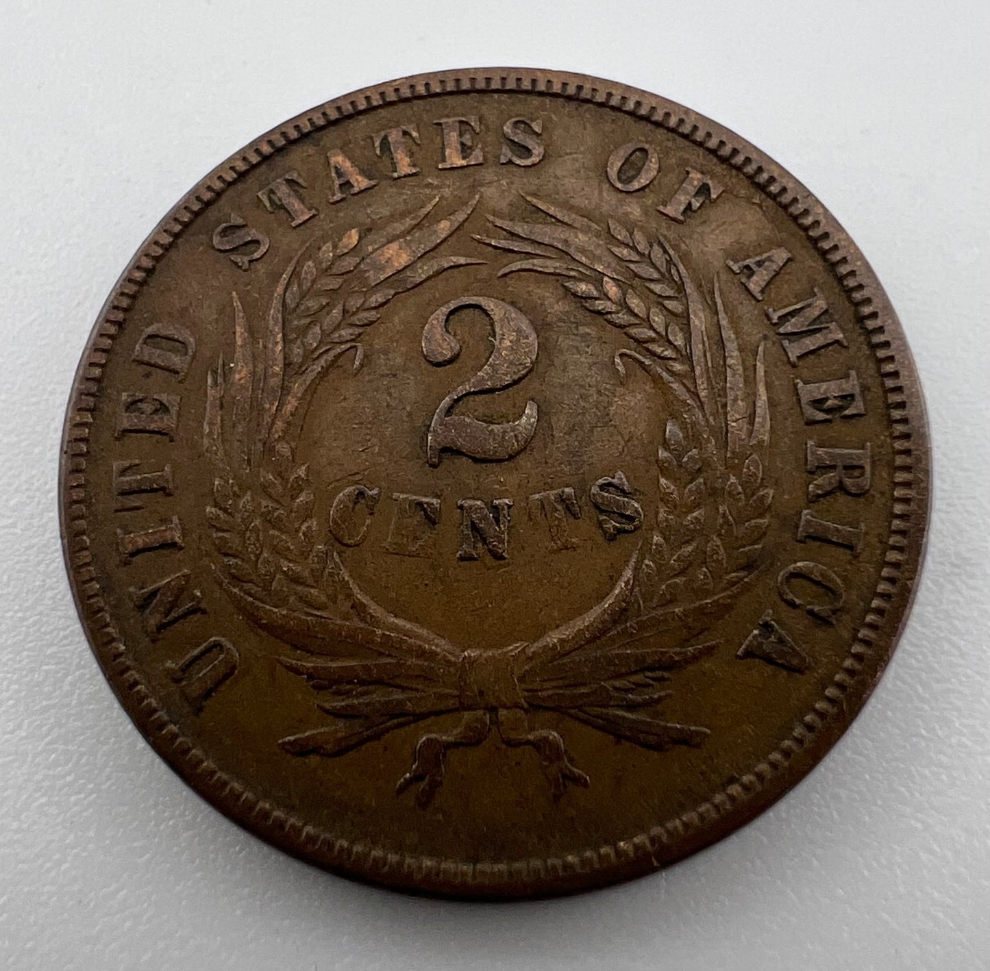 1868 2 Cents VF-20