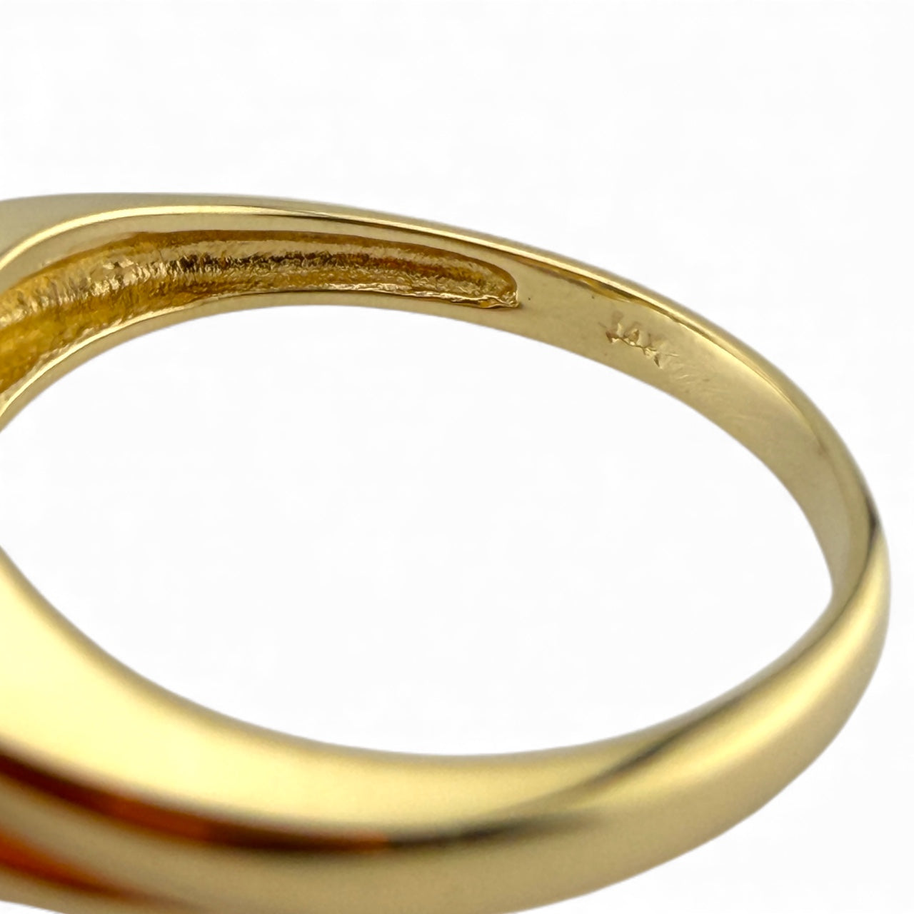 Yellow 14K Aquamarine & .06CTW Diamond Ring