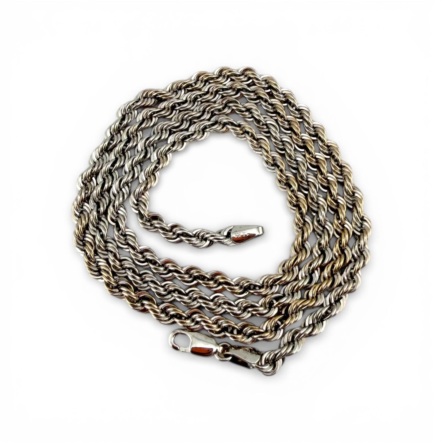 White 14K 22” Rope Chain