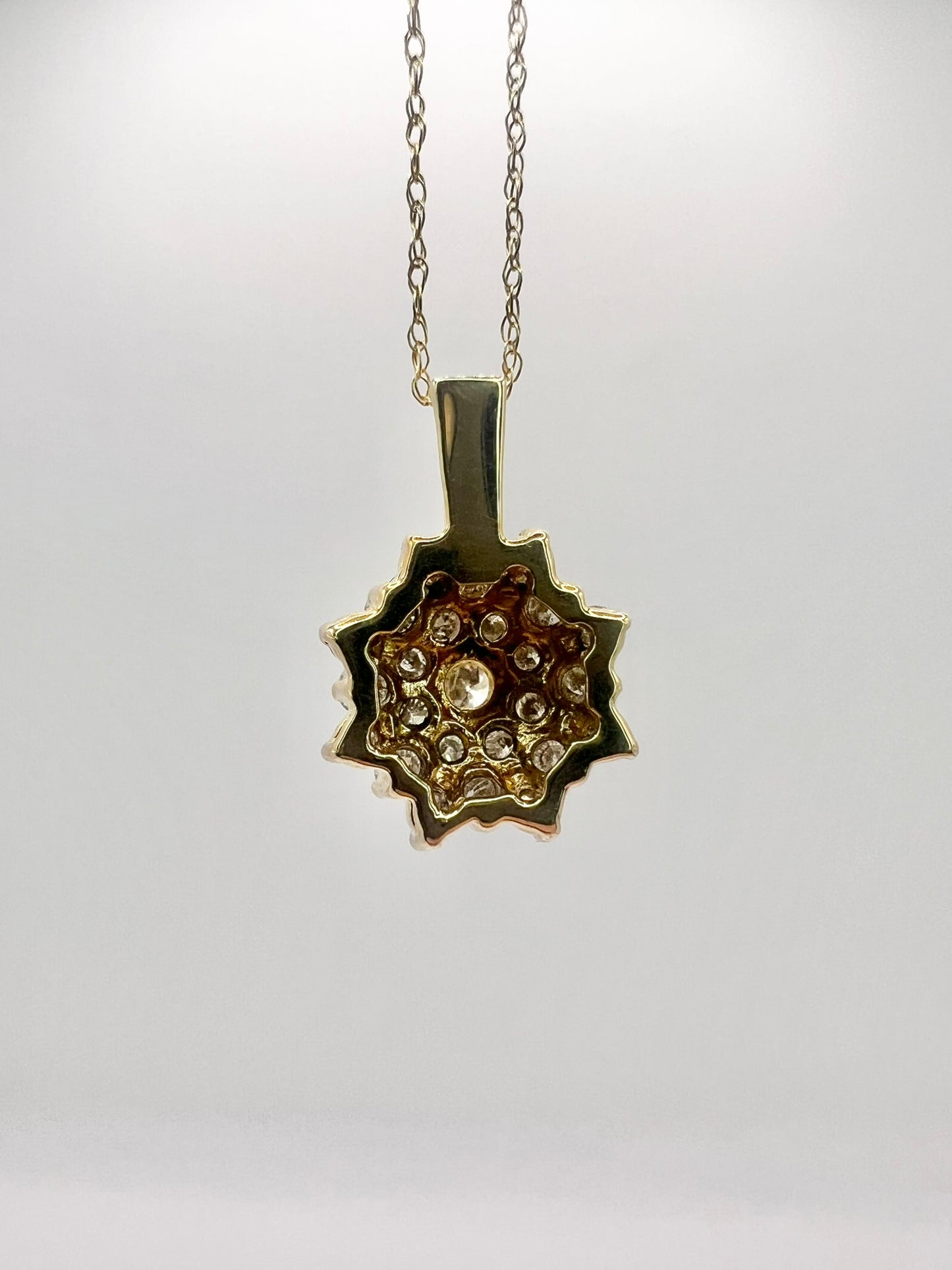 Y10K 18" Chain w/Y10K 1CTW Diamond Pendant