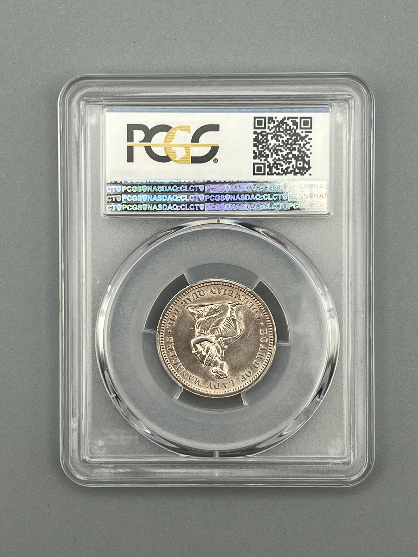 1893 25 Cent Isabella AU58