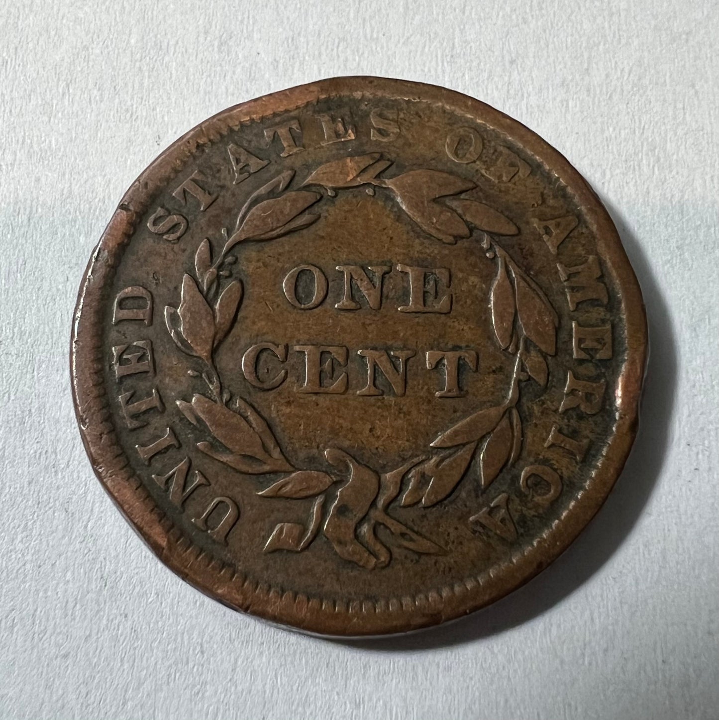 1839 Large Cent VG-10