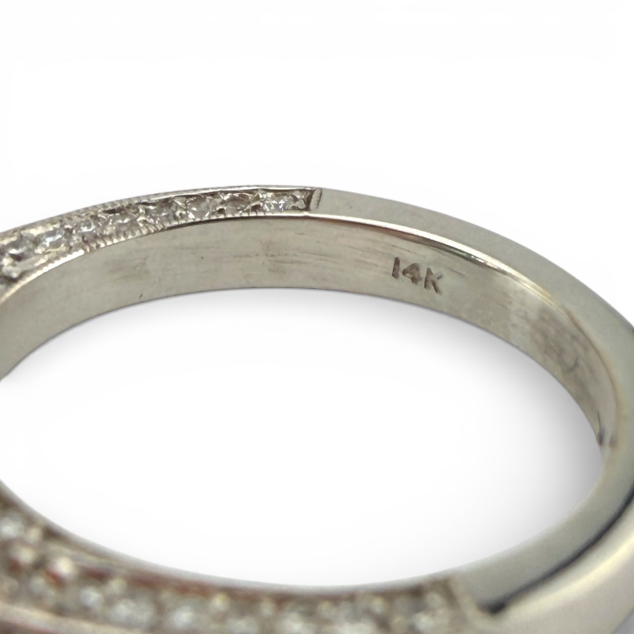 White 14K .95CT Emerald & .87CTW Diamond Ring