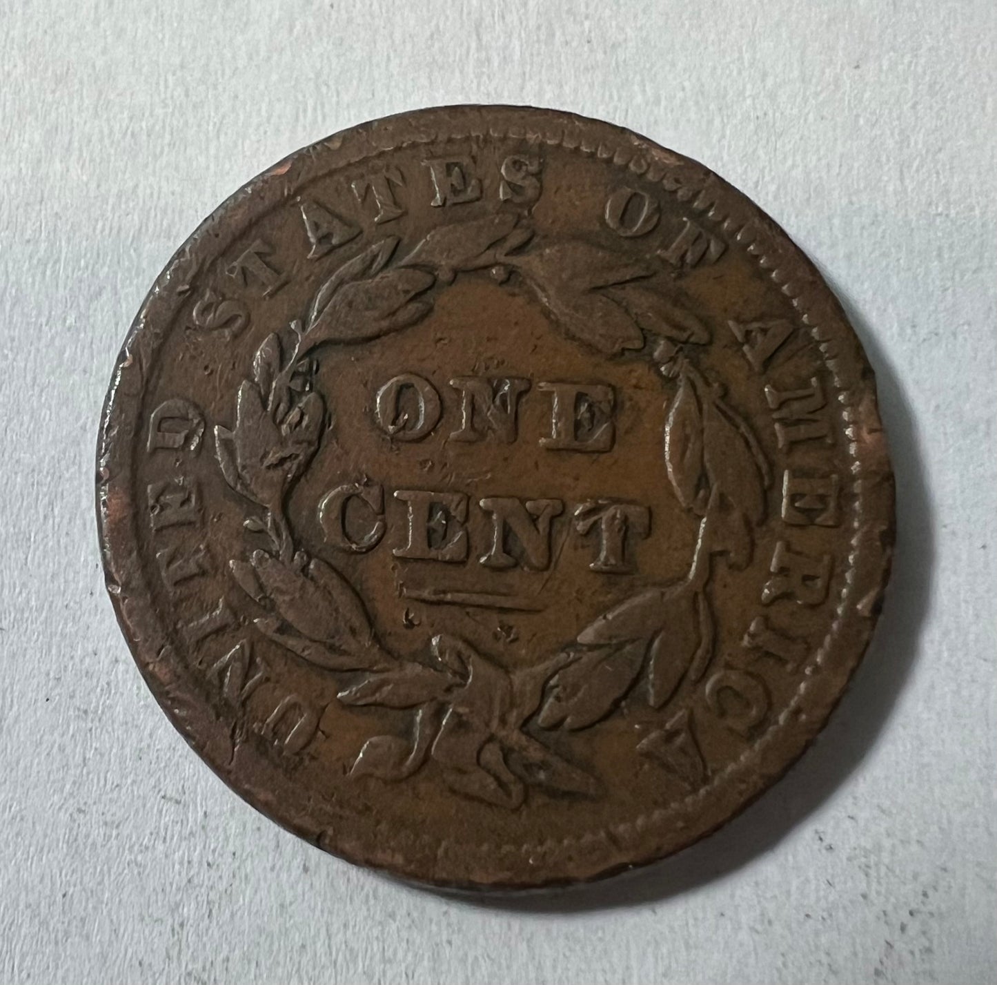 1838 Large Cent VF-20