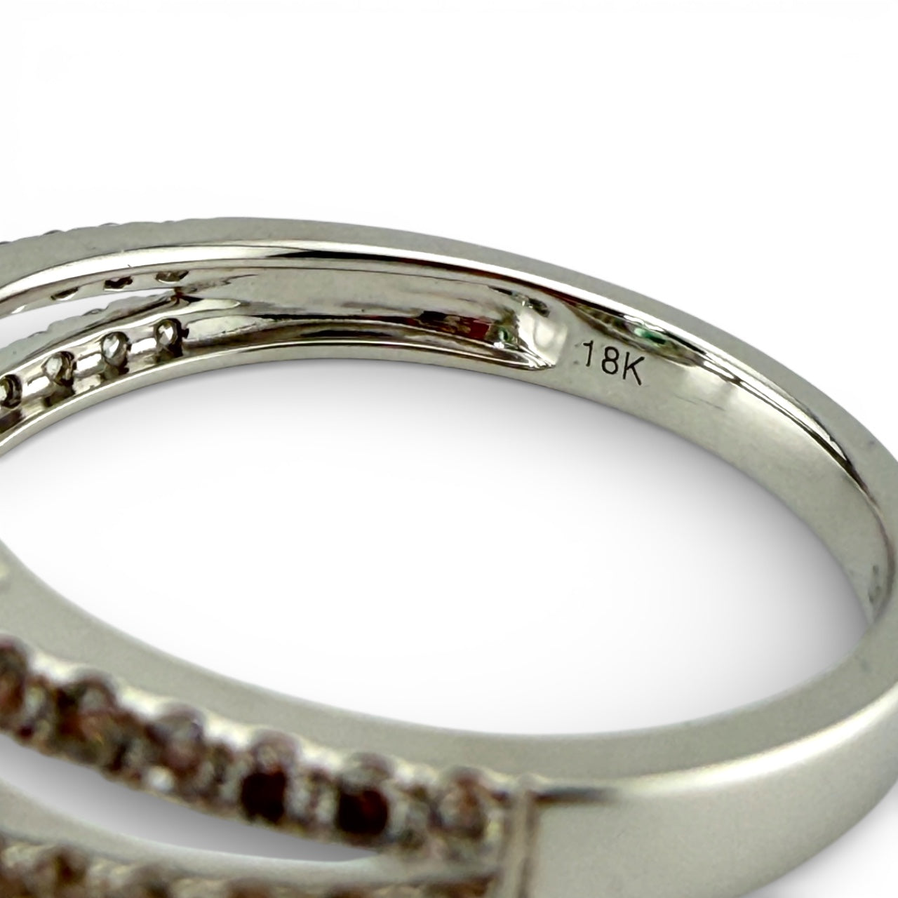 White 18K .84CT Emerald & .53CTW Diamond Ring