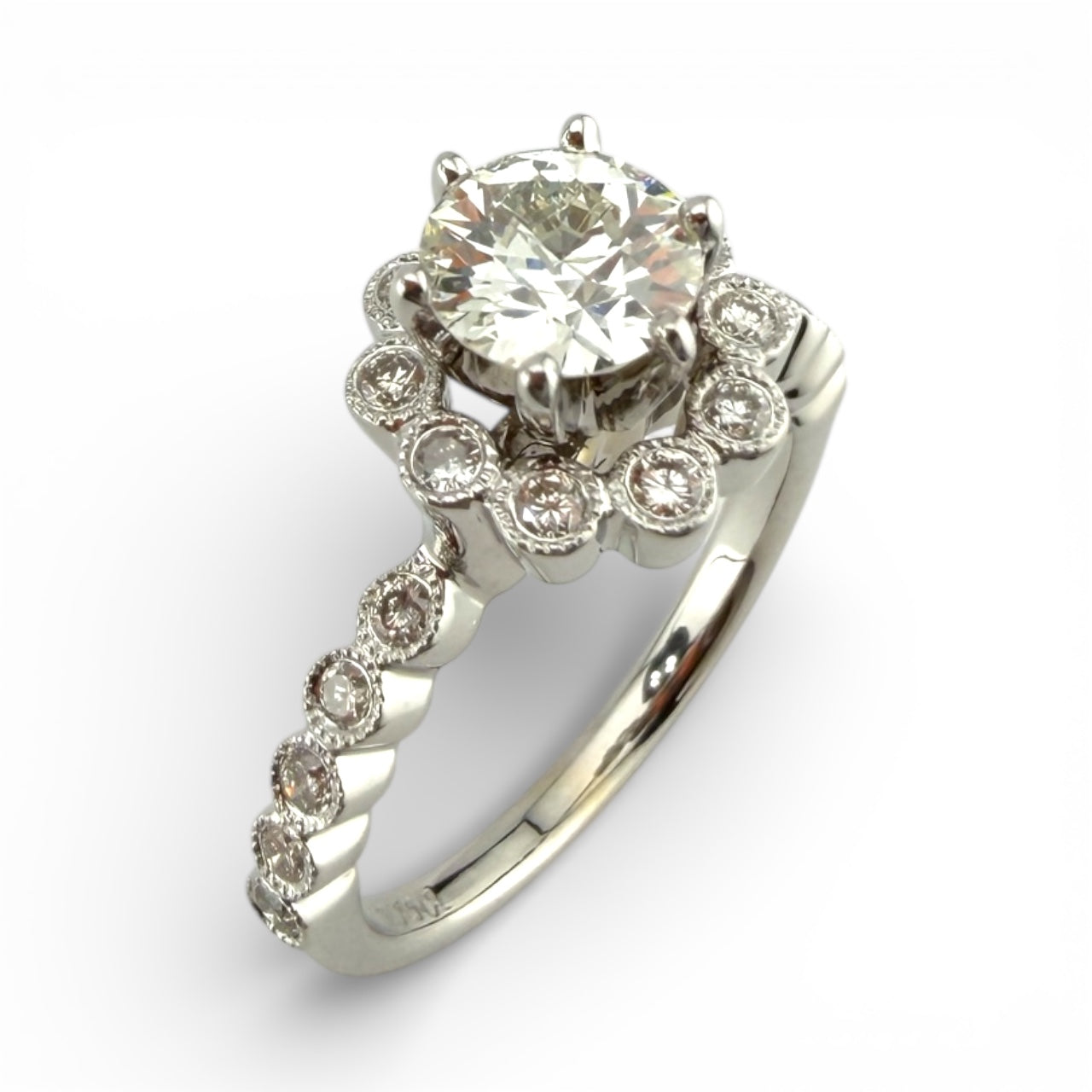 White 18K .74CT & .30CTW Diamond Ring