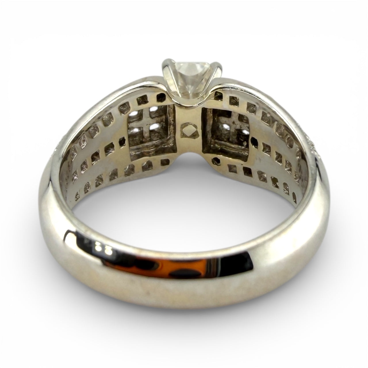 White 18K .75CT & .70CTW Diamond Ring