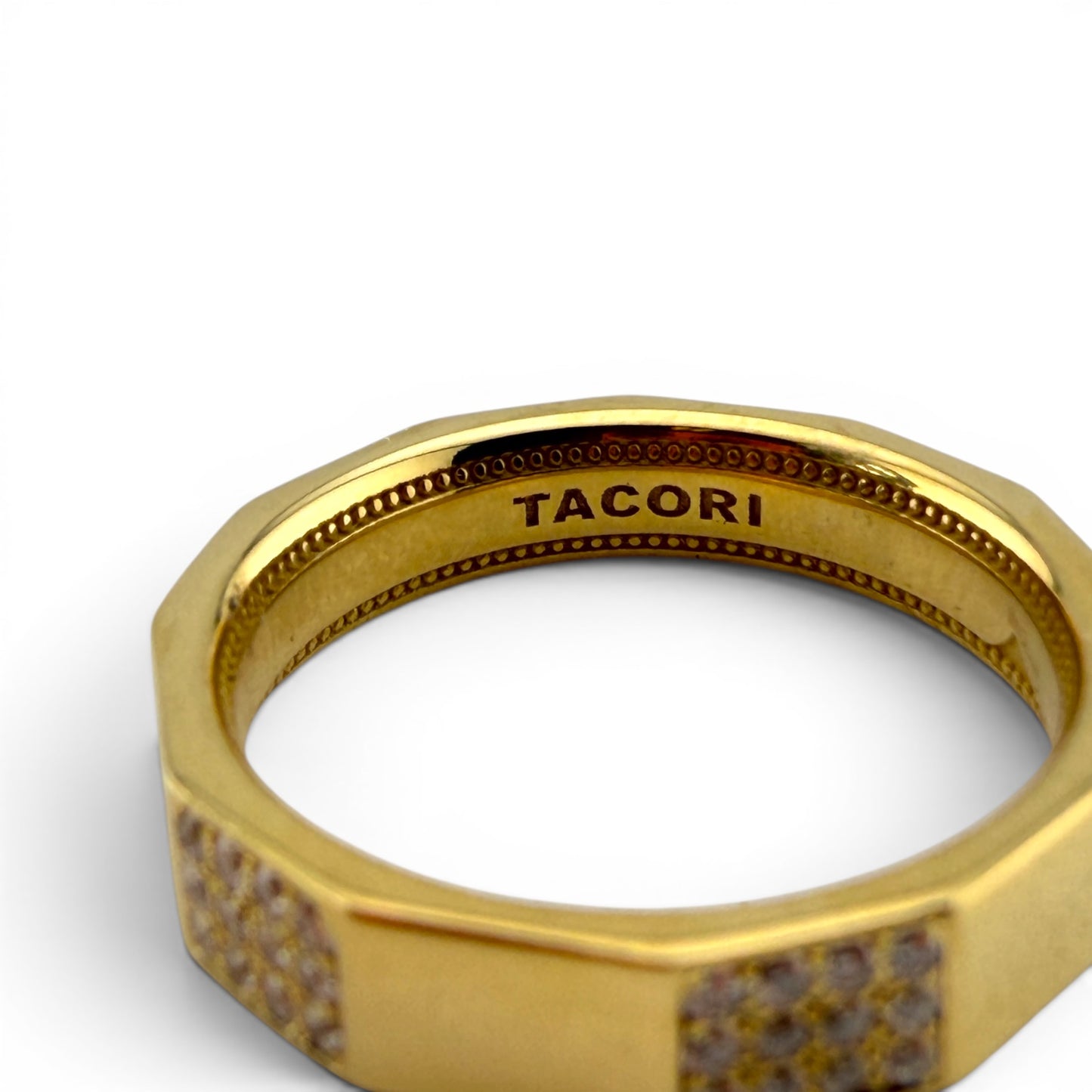 Tacori Yellow 18K Gold .36CTW Diamond Band