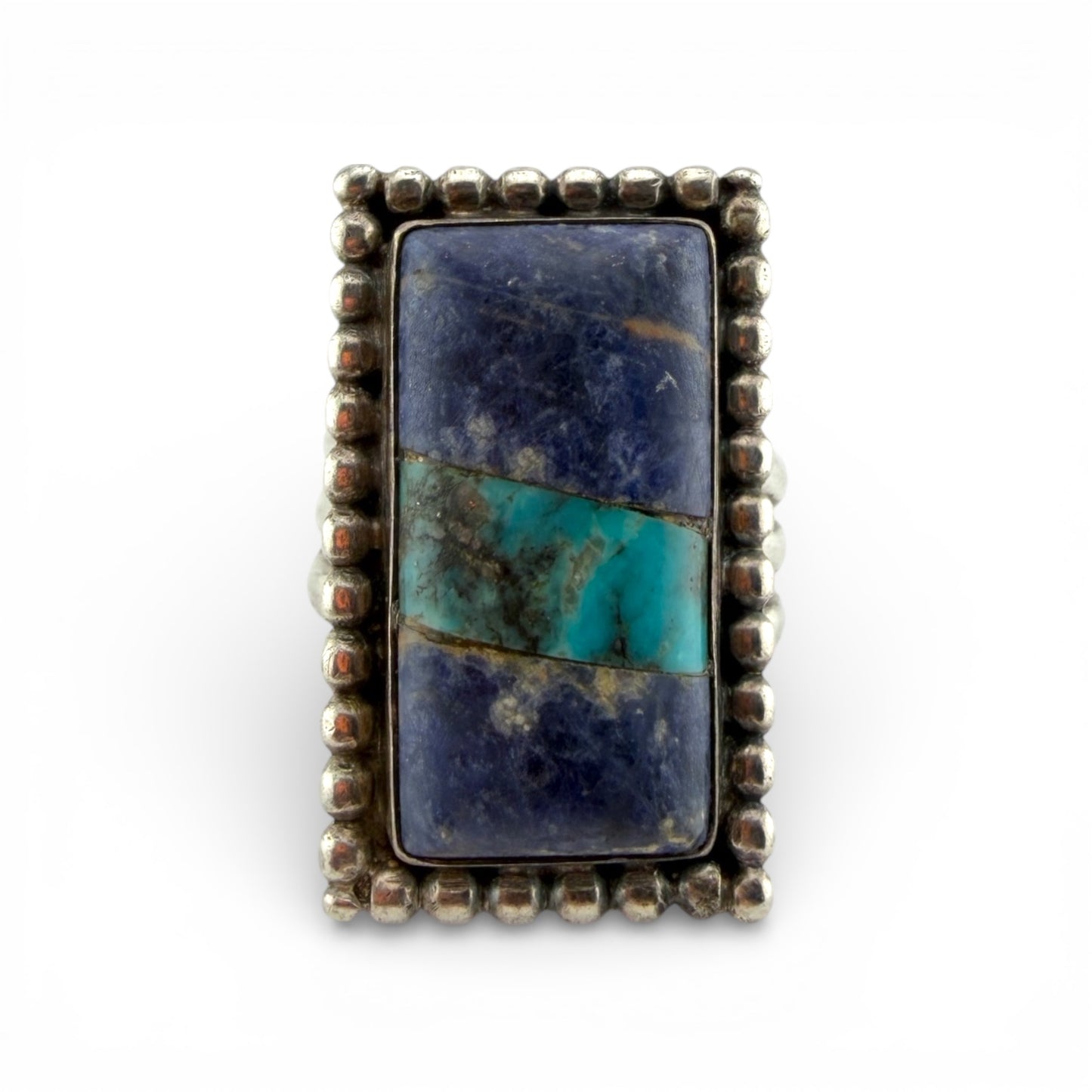 Sterling Silver Lapis & Turquoise Ring