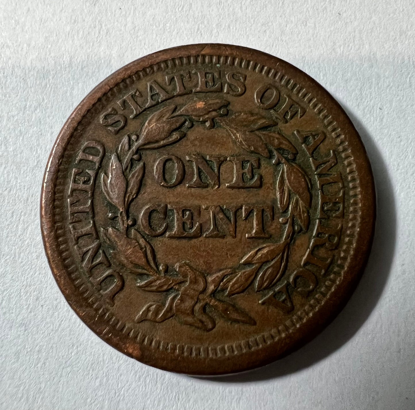 1853 Large Cent VF-30