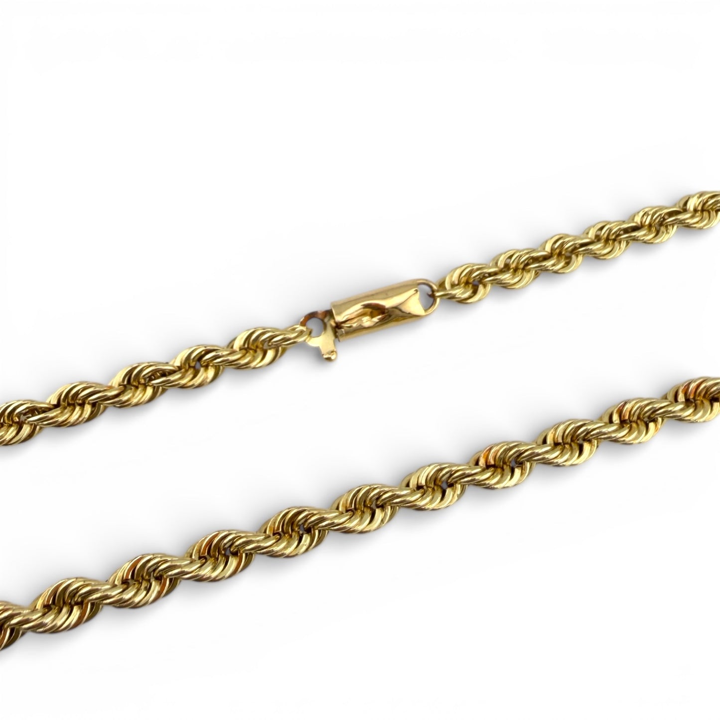 Yellow 14K 20” Rope Chain