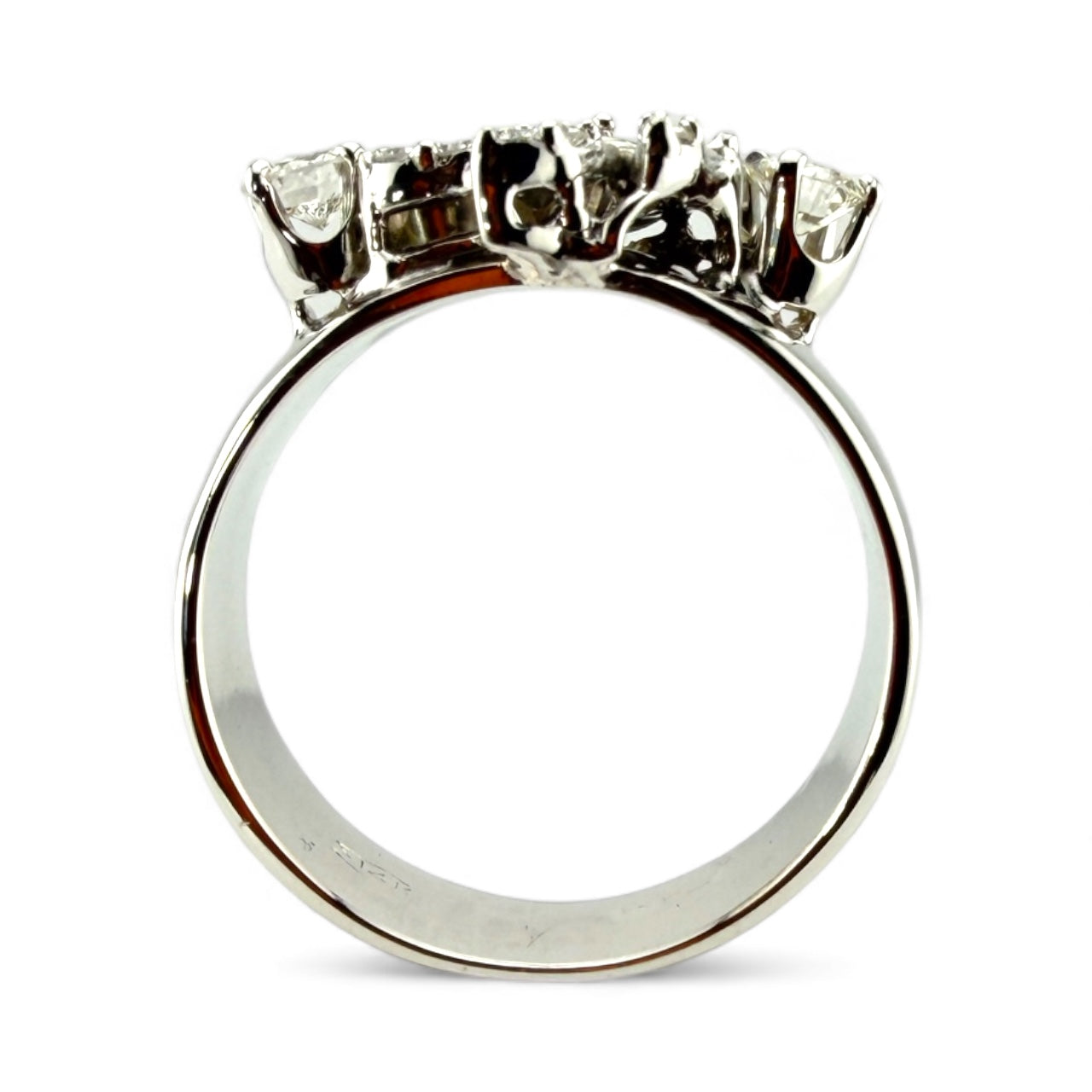 White 14K .76CTW Diamond “Floral” Ring
