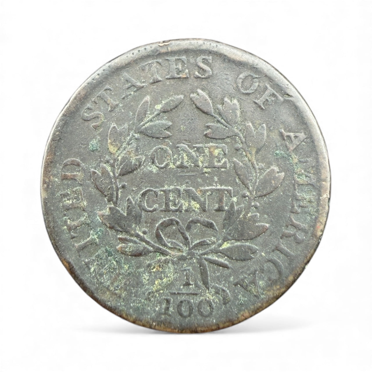 1807 Large Cent w/Reverse Rotated 180 Degrees