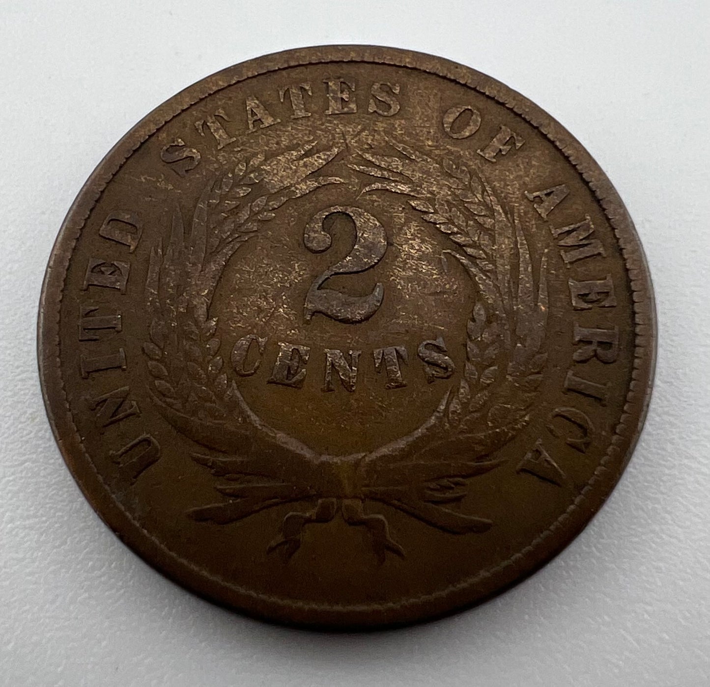 1869 2 Cents F-12