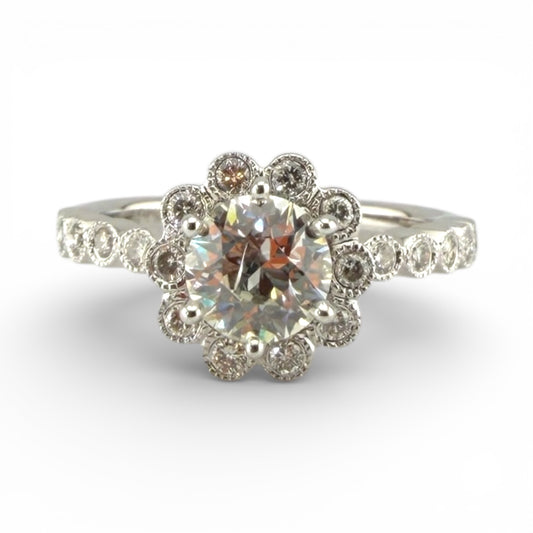 White 18K .74CT & .30CTW Diamond Ring