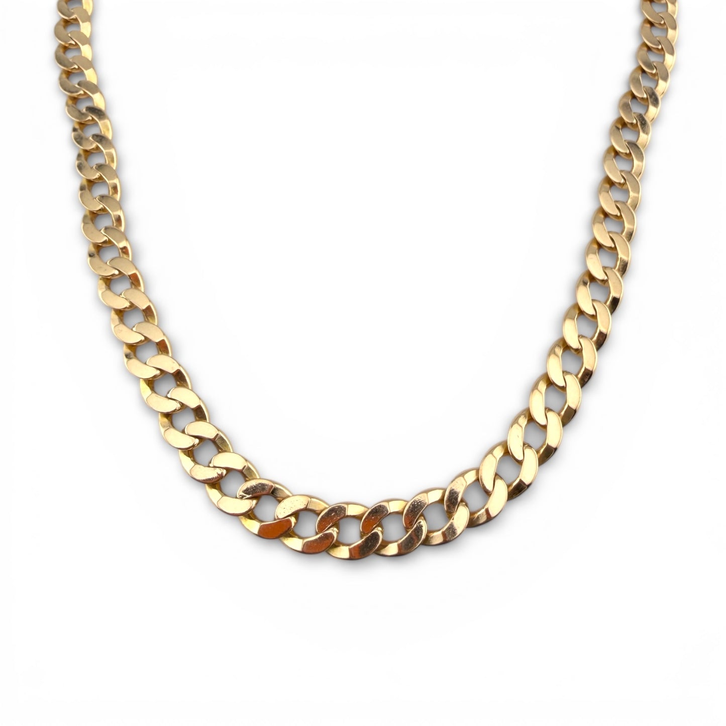 Yellow 14K 24” Cuban Link Chain