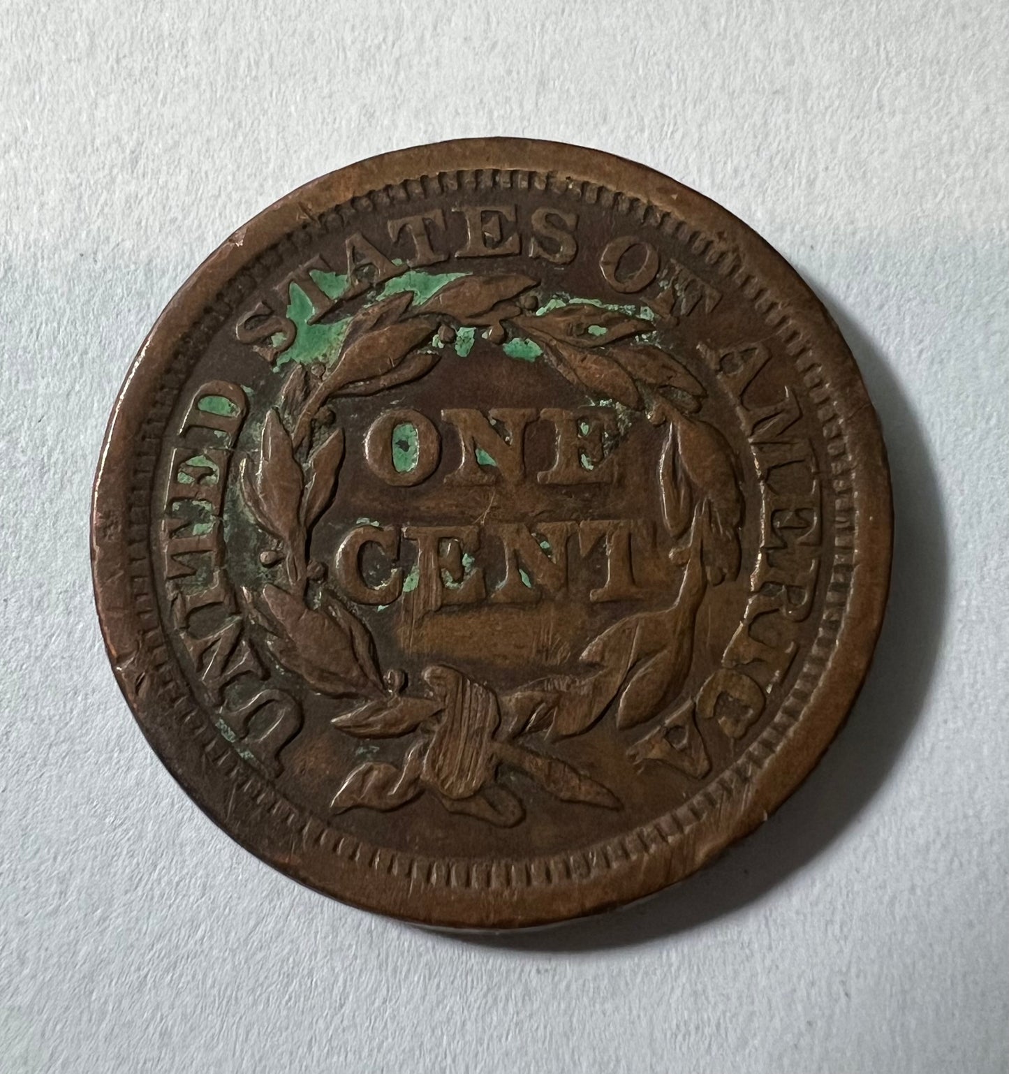 1854 Large Cent VF-25