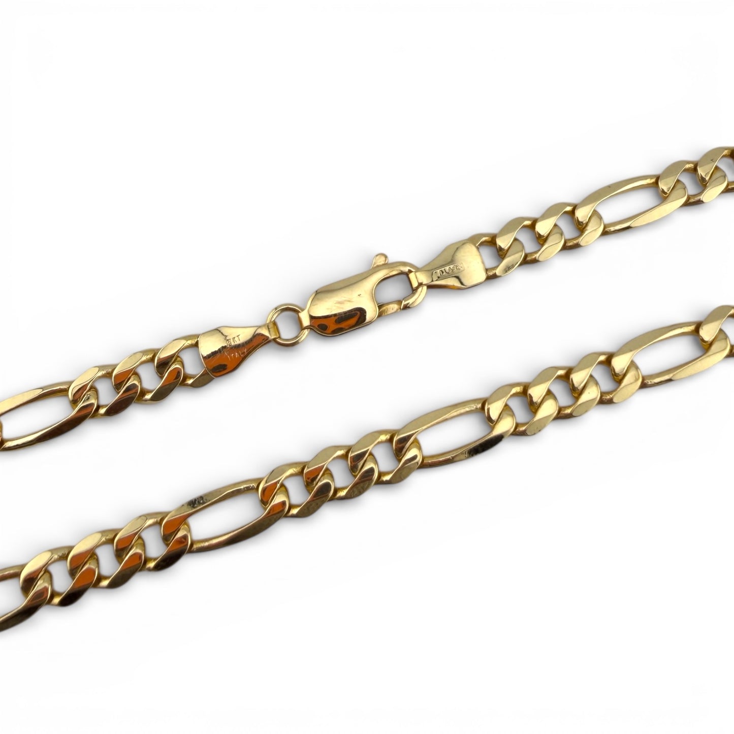 Yellow 14K 20” Figaro Chain