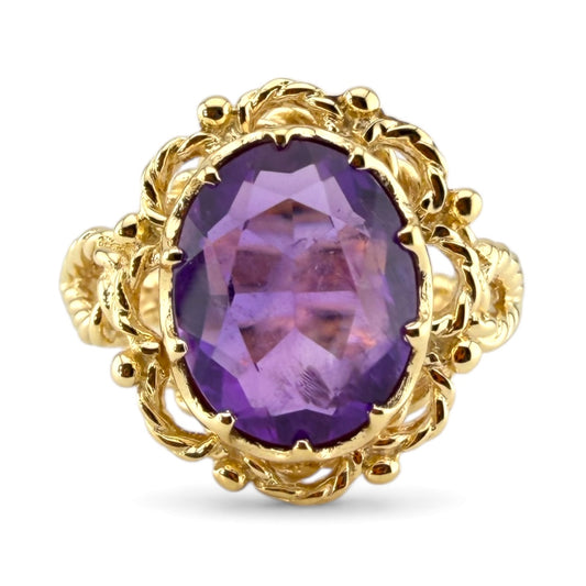 Y14K Amethyst Ring
