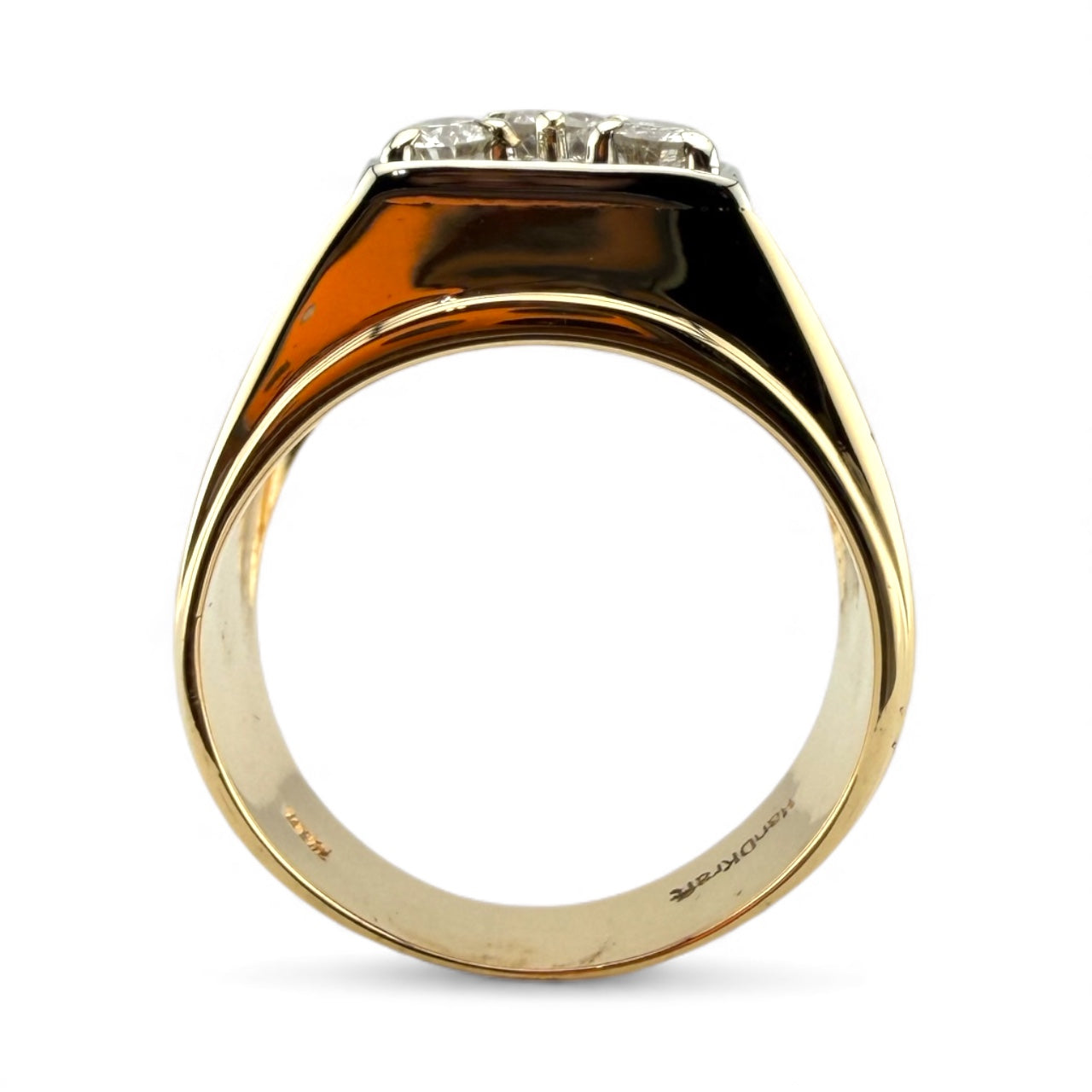 Yellow 14K .90CTW Diamond Ring
