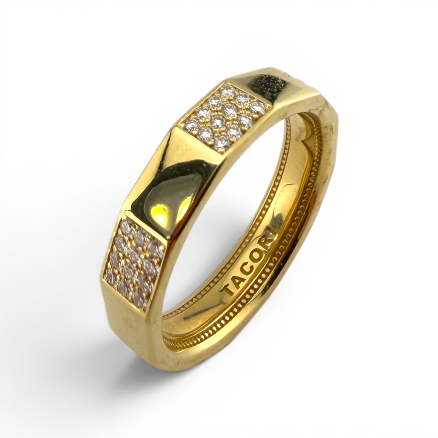 Tacori Yellow 18K Gold .36CTW Diamond Band