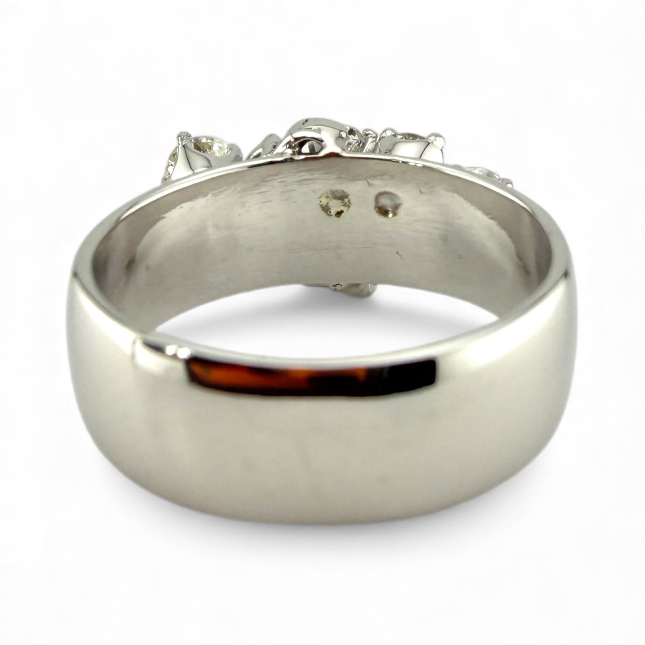 White 14K .76CTW Diamond “Floral” Ring