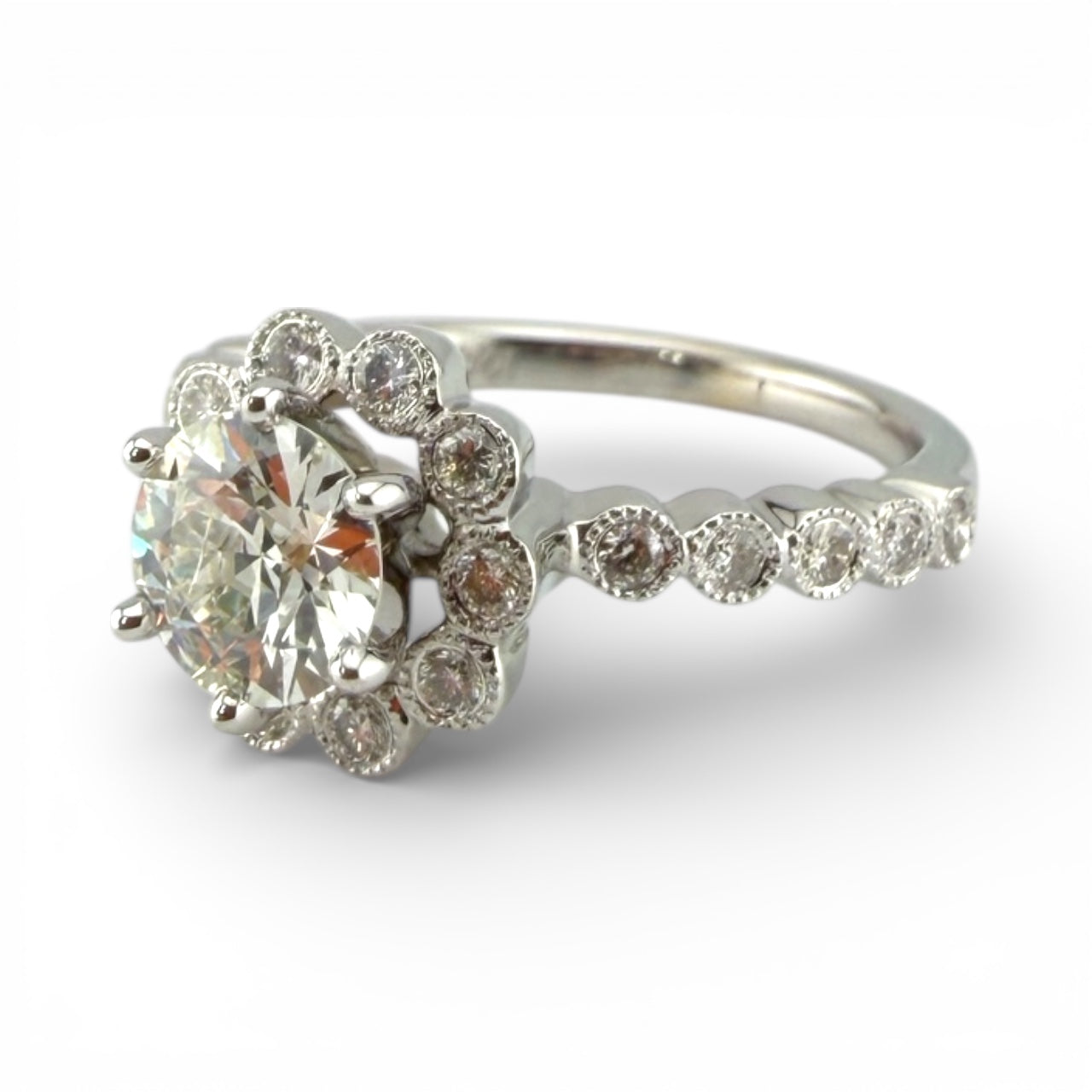 White 18K .74CT & .30CTW Diamond Ring