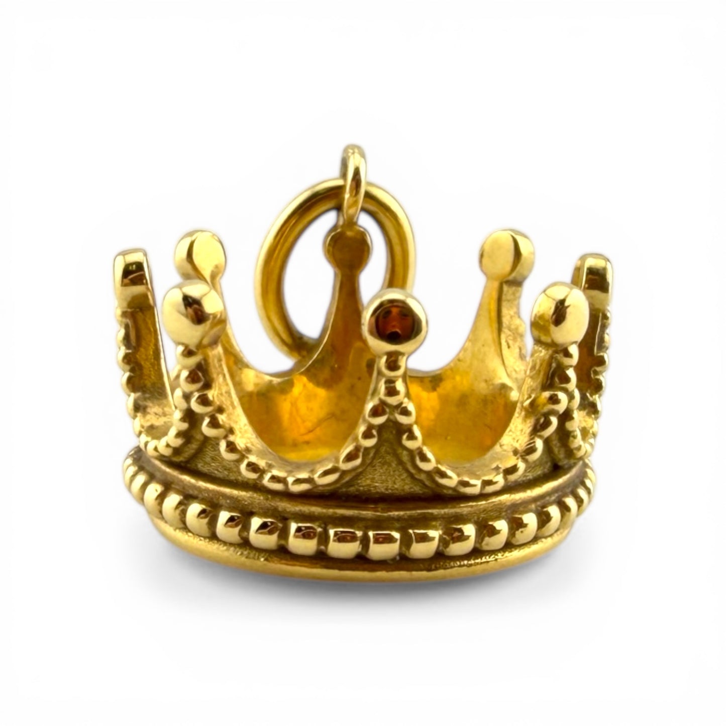 Yellow 18K Tiffany & Co. Crown Pendant