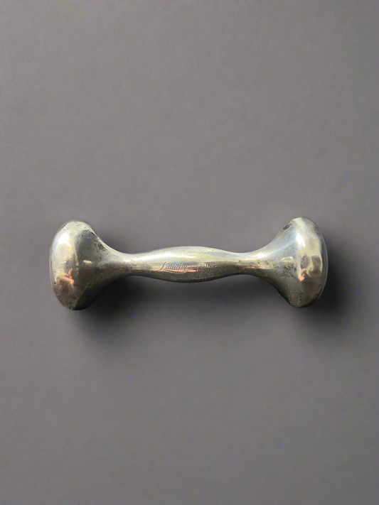 Lullaby Sterling Silver Baby Rattle