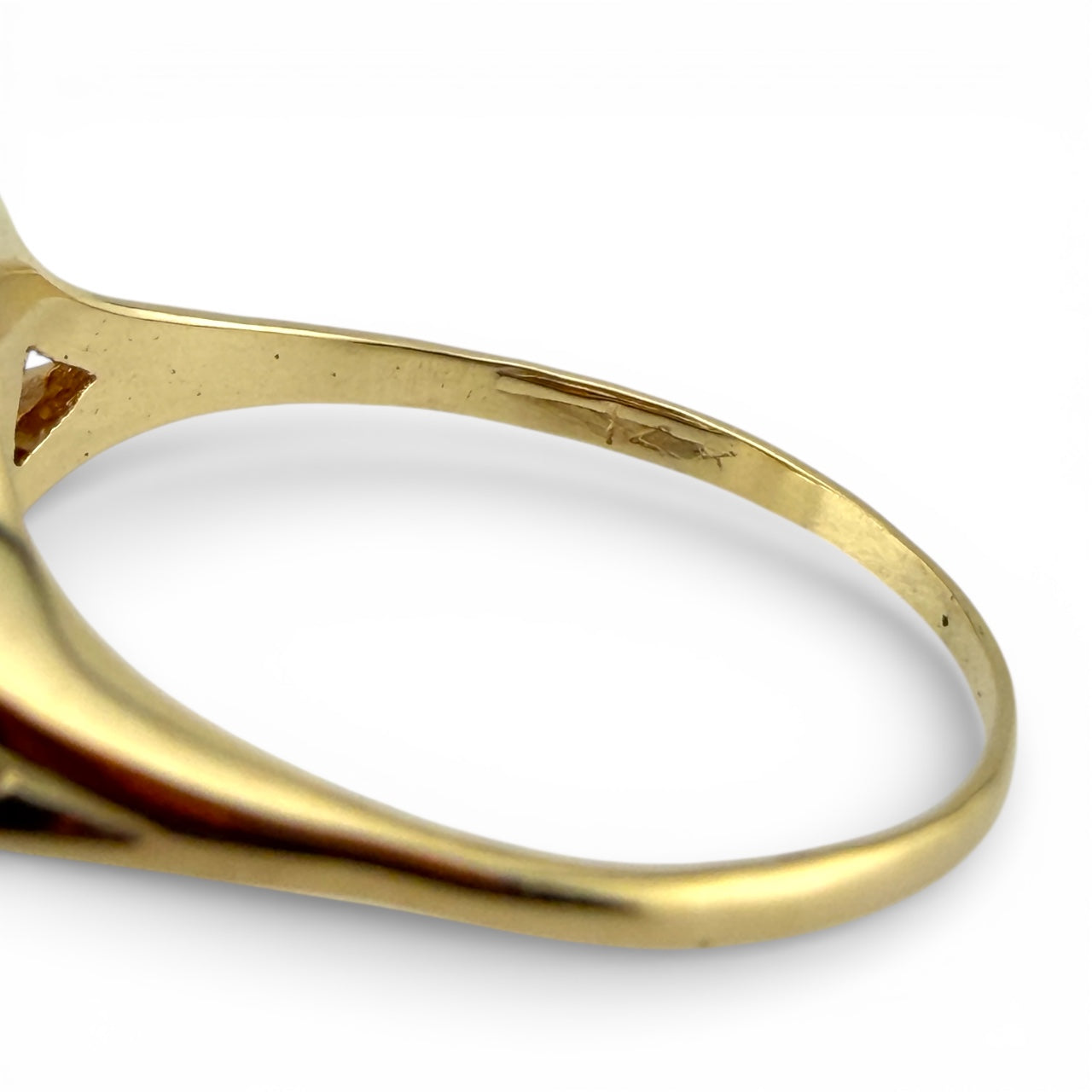 Yellow 14K Emerald & .56CTW Diamond Ring