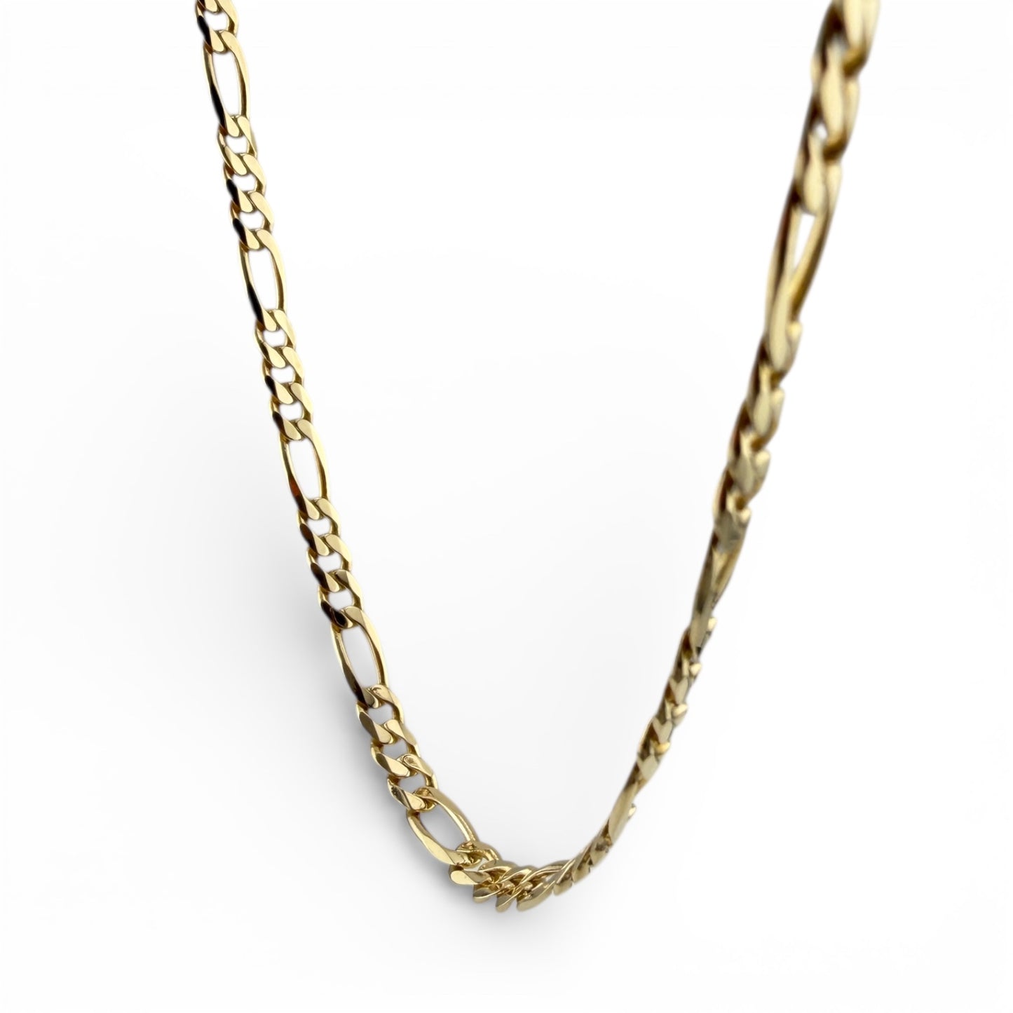 Yellow 14K 20” Figaro Chain