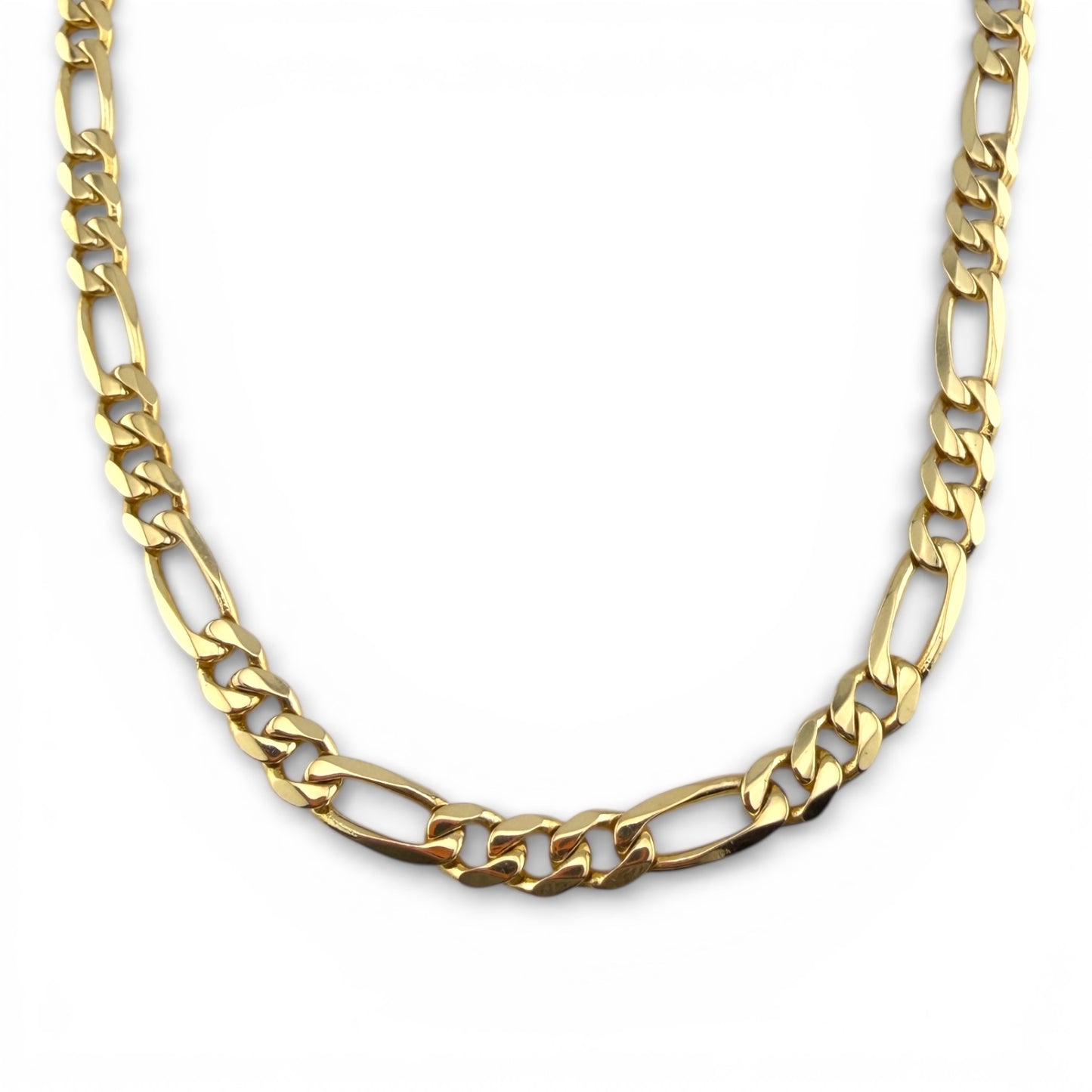 Yellow 14K 20” Figaro Chain